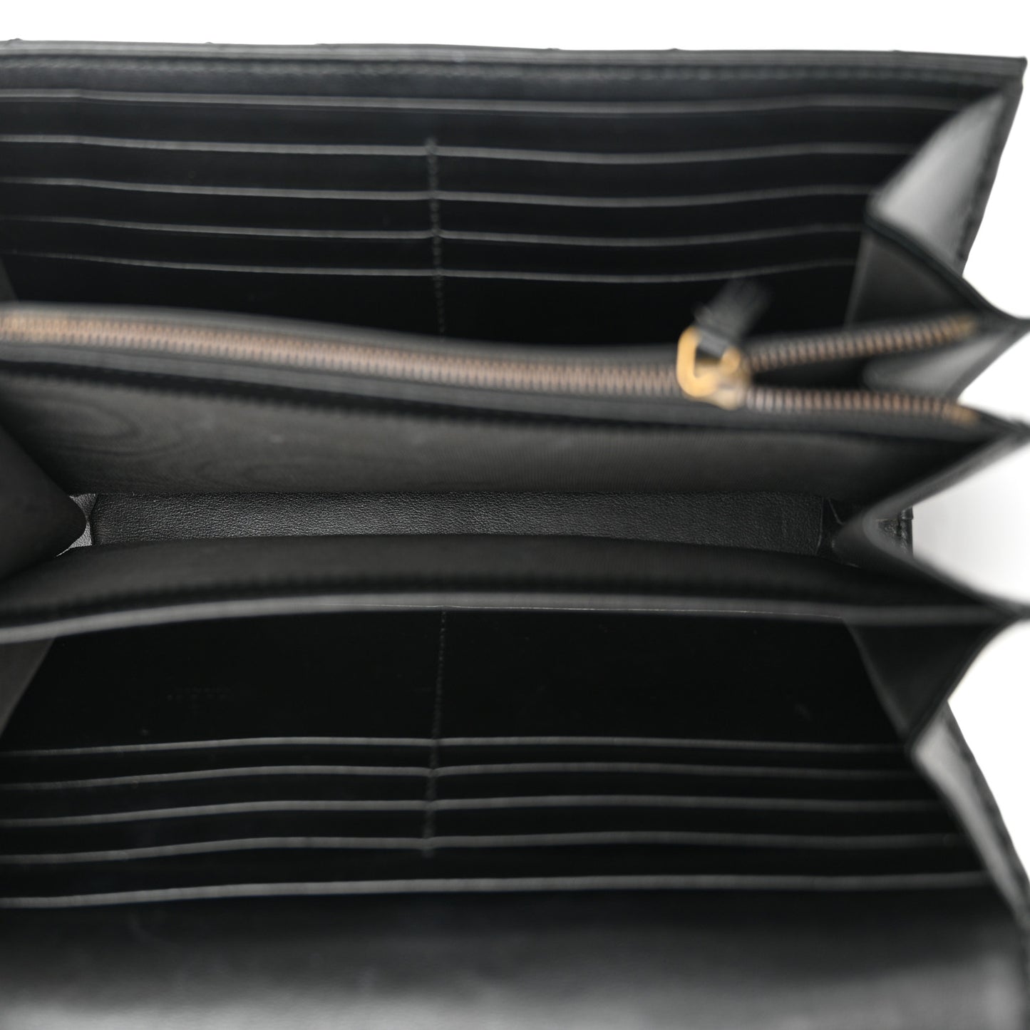Calfskin Matelasse GG Marmont Chain Wallet Black