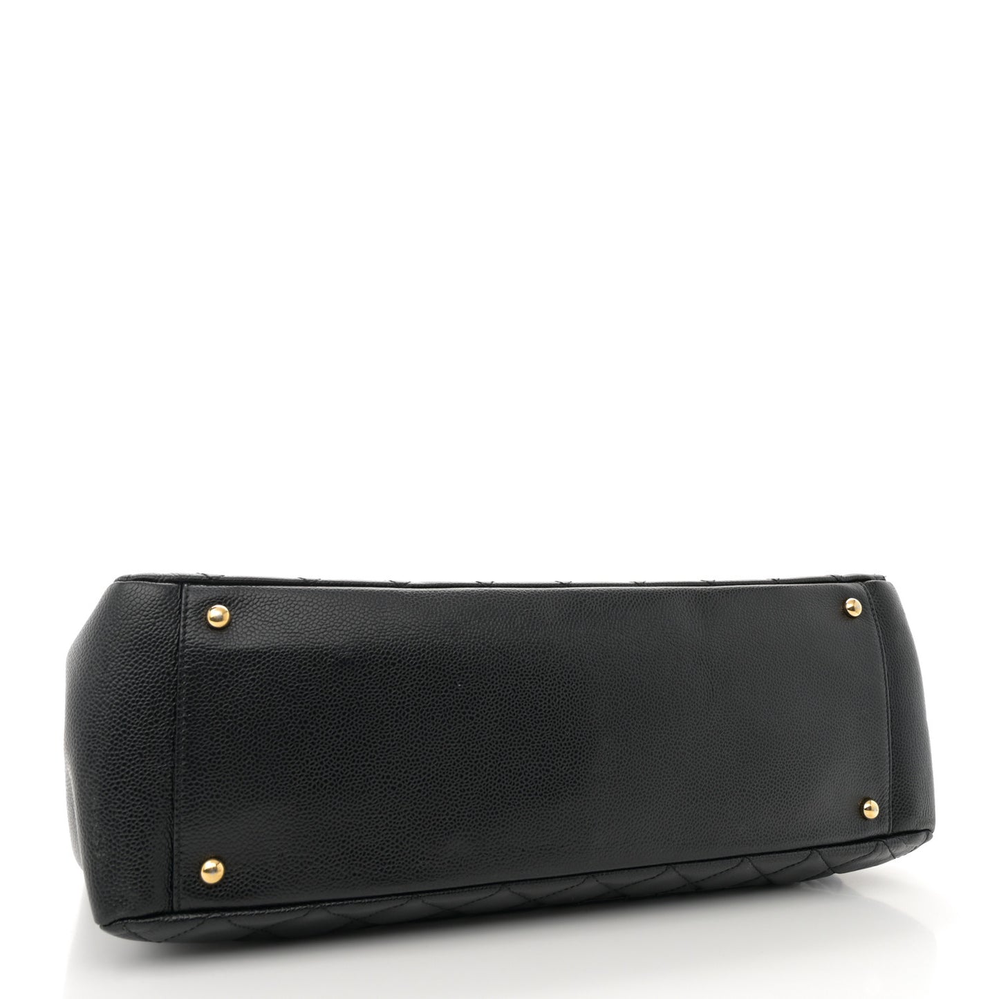 Caviar Quilted Grand Shopping Tote GST Black