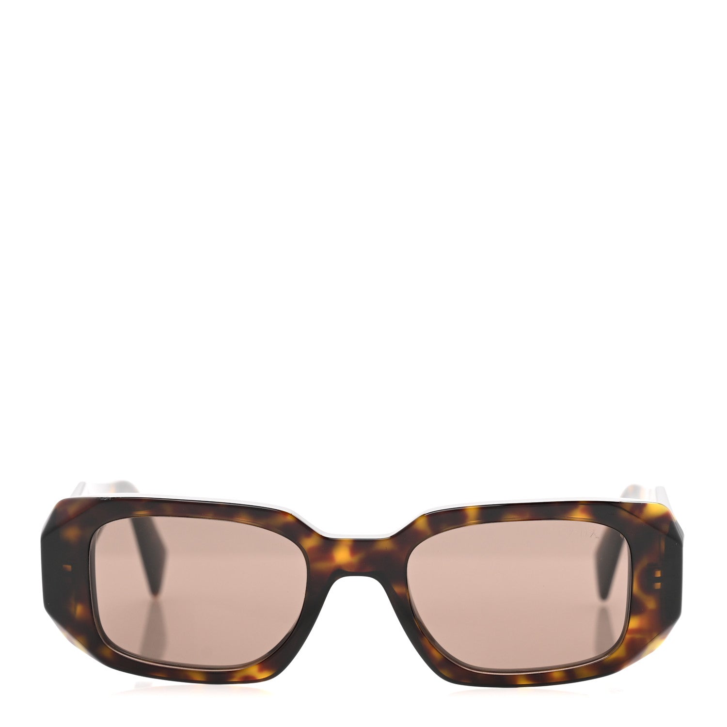 Prada Acetate Symbole Sunglasses SPR 17W Havana 2 of 9