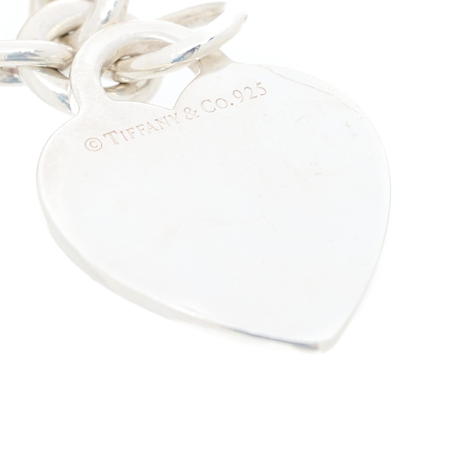 Tiffany Sterling Silver Heart Tag Toggle Bracelet 3 of 4