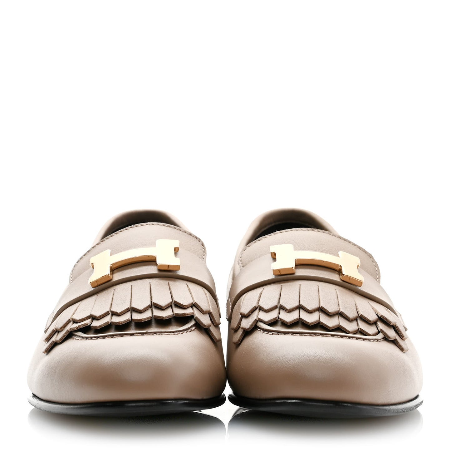 Goatskin Womens Royal Loafers 37 Beige Argile