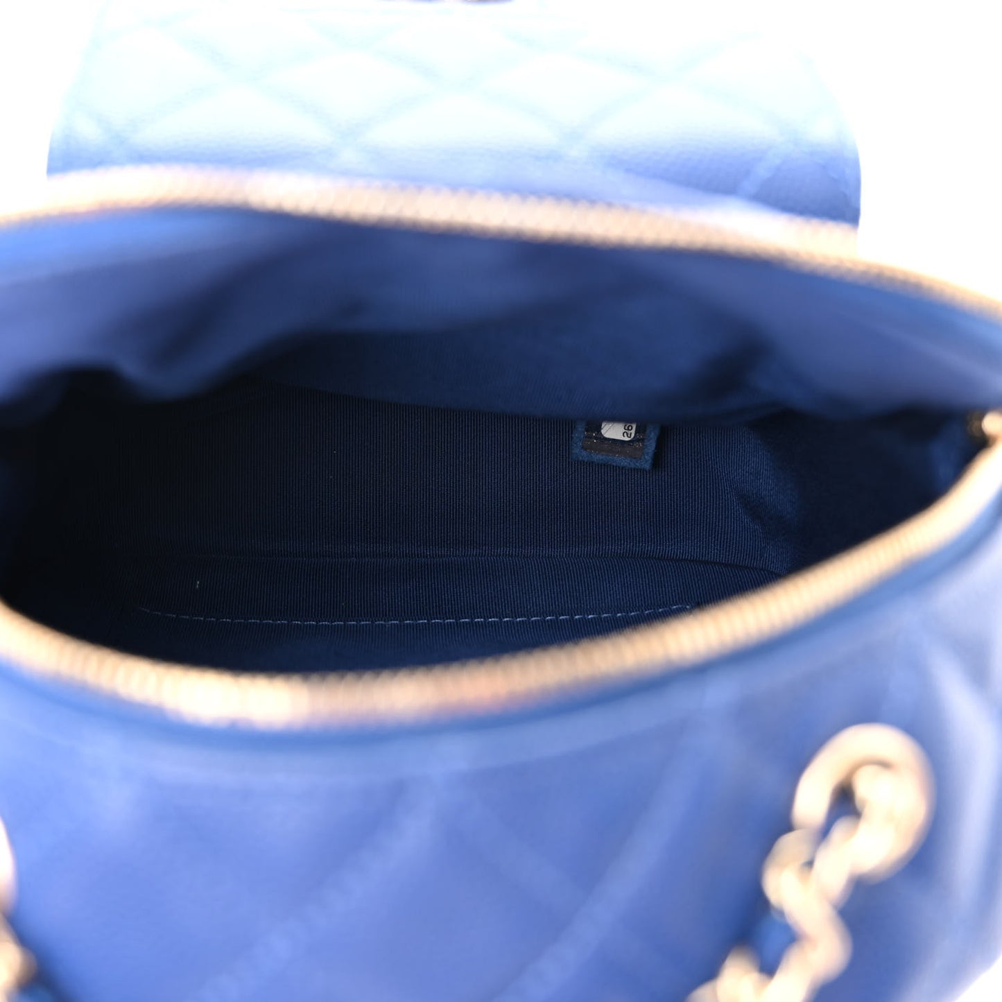 Caviar Quilted Small CC Day Backpack Blue