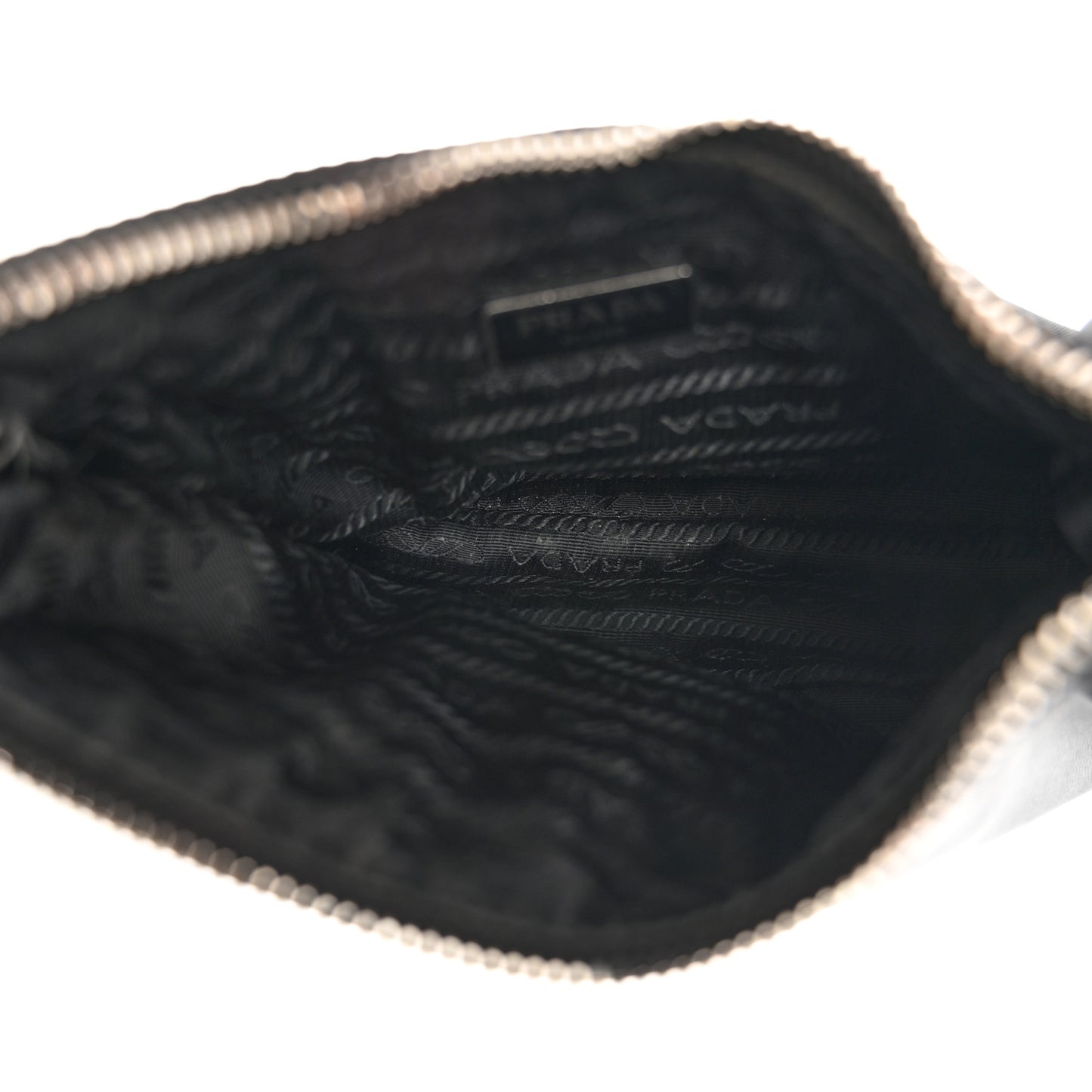 Tessuto Nylon Saffiano Mini Re-Edition 2005 Bag Black