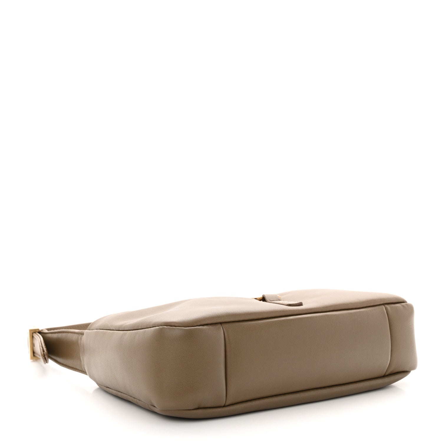 Saint Laurent Padded Lambskin Le 5 A 7 Hobo Dark Peanut 4 of 13