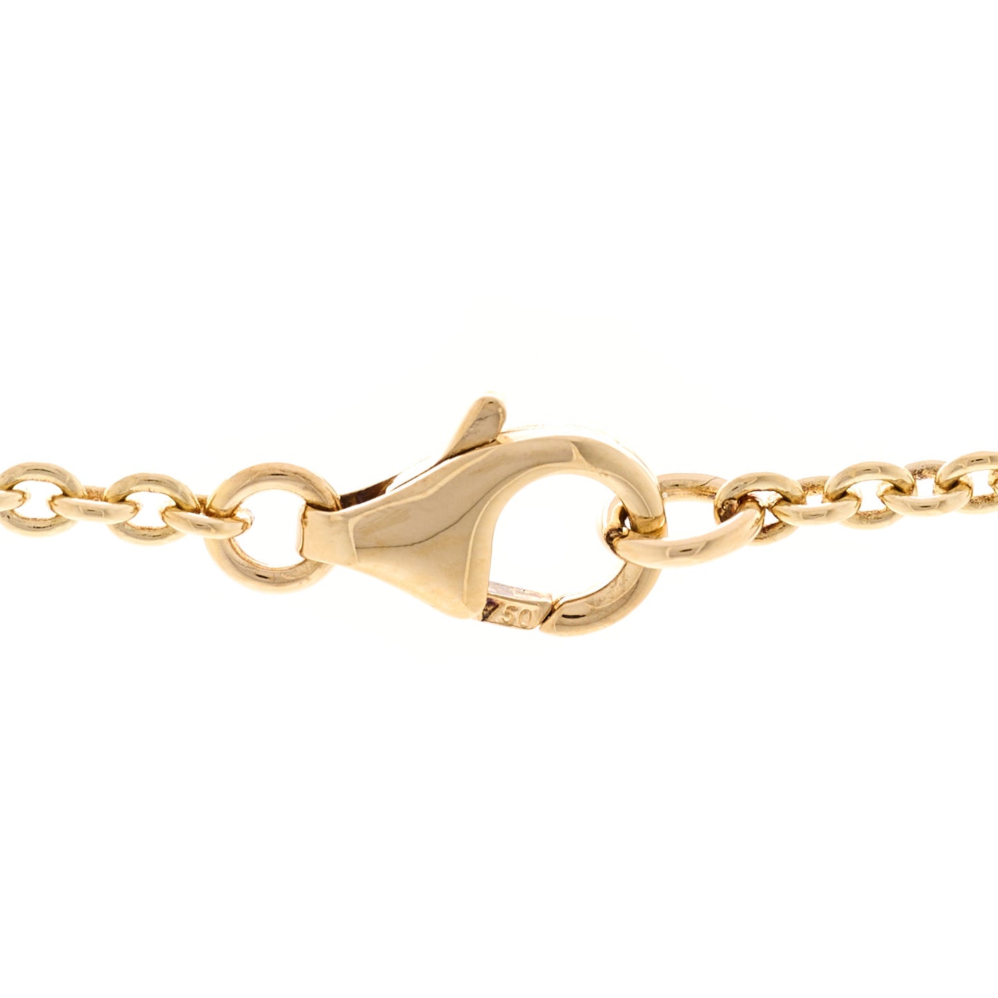 18K Yellow Gold Interlocking LOVE Necklace