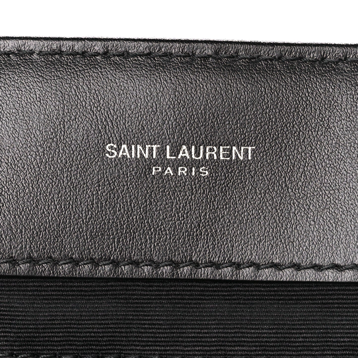 Calfskin Y Quilted Monogram Large Loulou Chain Satchel Black