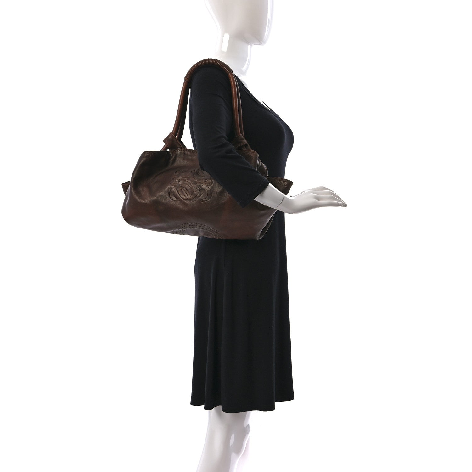 Loewe Nappa Aire Shoulder Bag Brown 2 of 8