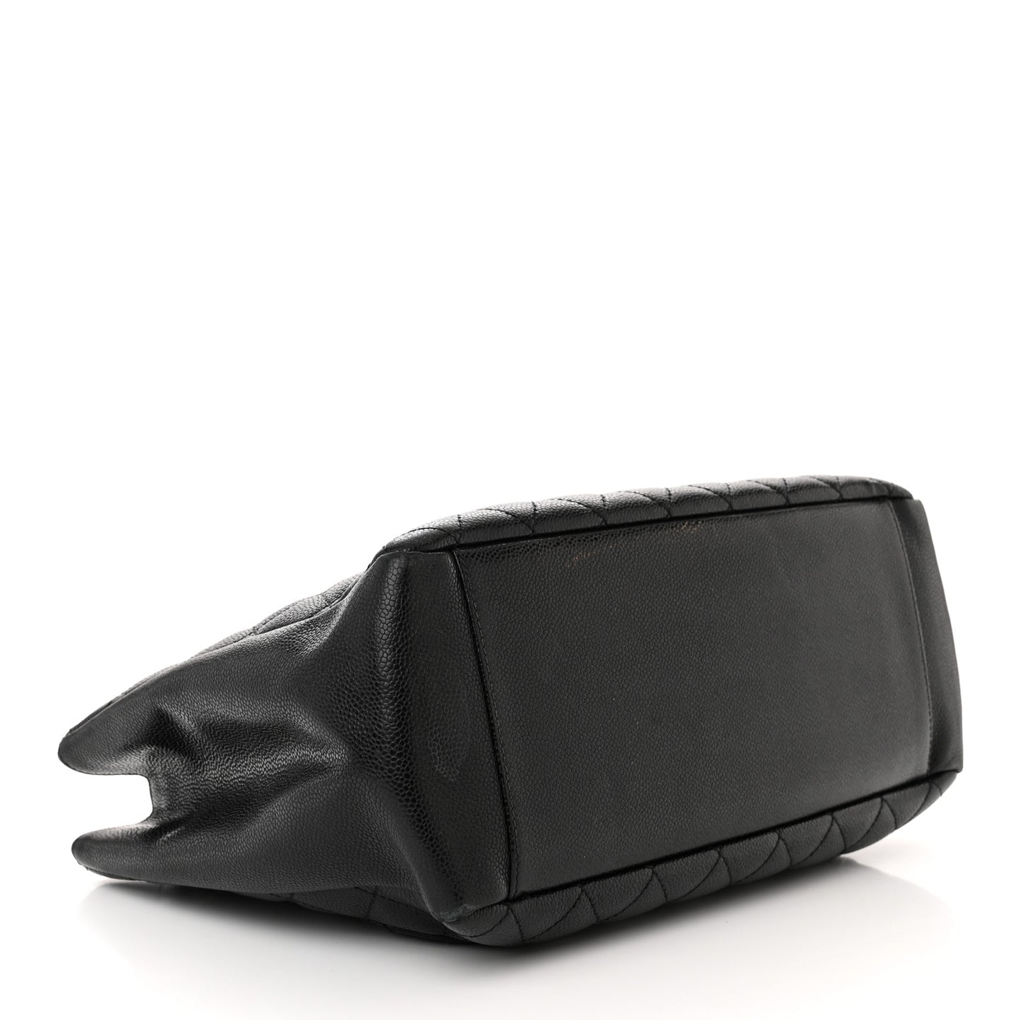 Caviar Quilted Grand Shopping Tote GST Black