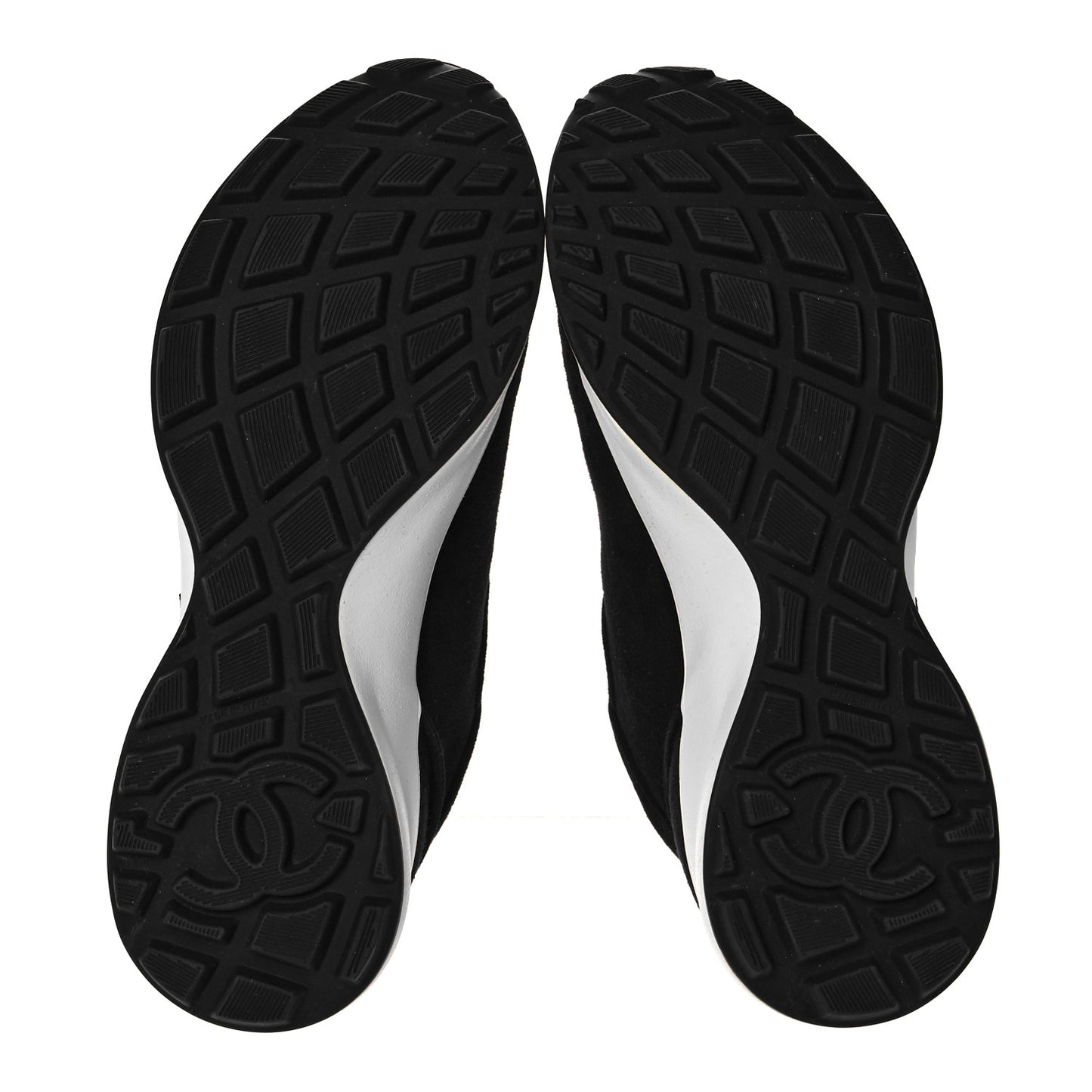 Suede Goatskin CC Sneakers 36.5 Black