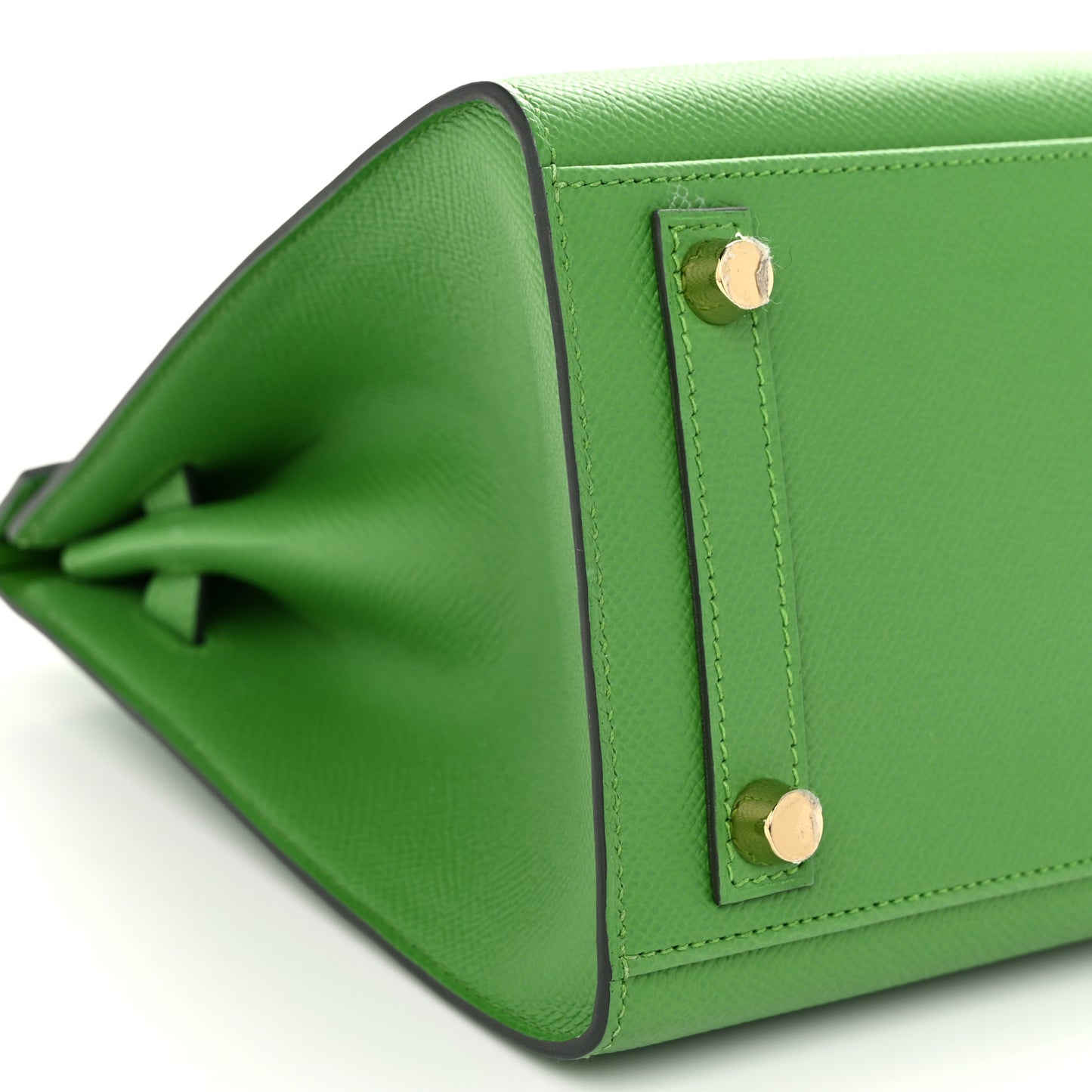 Epsom Birkin Sellier 25 Vert Yucca
