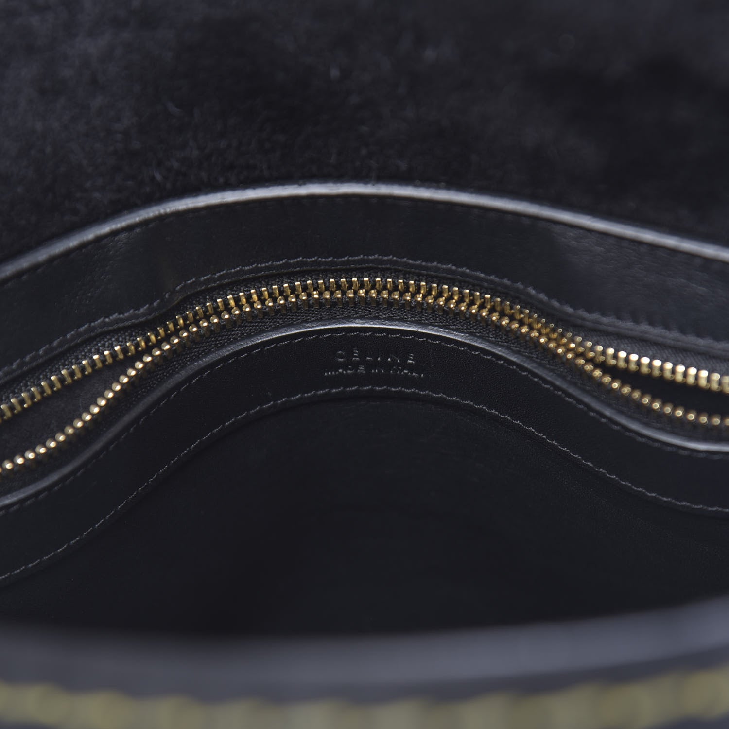 Celine Calfskin Orb Bag Black 6 of 13