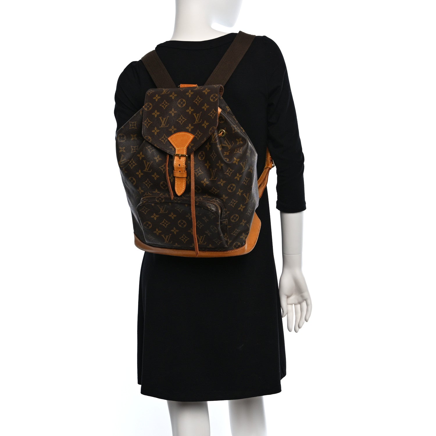 Louis Vuitton Monogram Montsouris GM Backpack 2 of 12