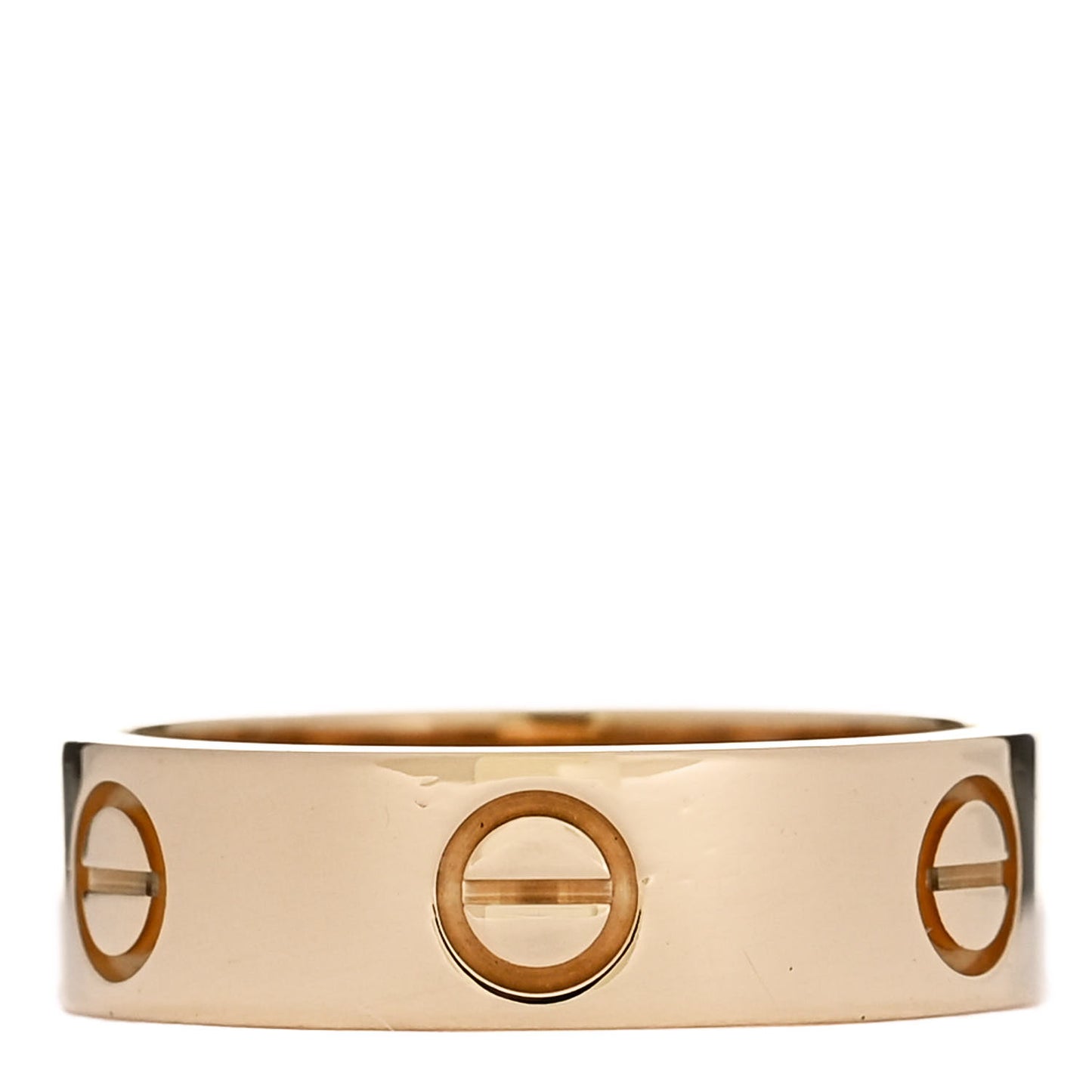 18K Yellow Gold 5.5mm LOVE Ring 54 6.75