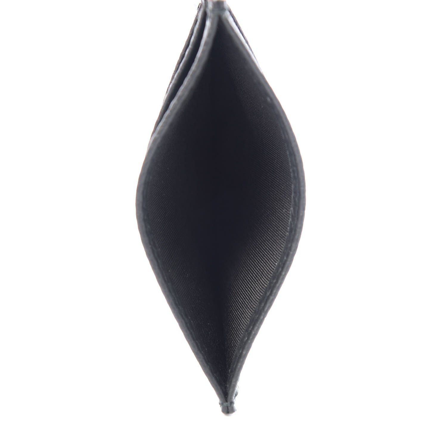 Christian Dior Grained Calfskin Card Holder Black 5 of 7