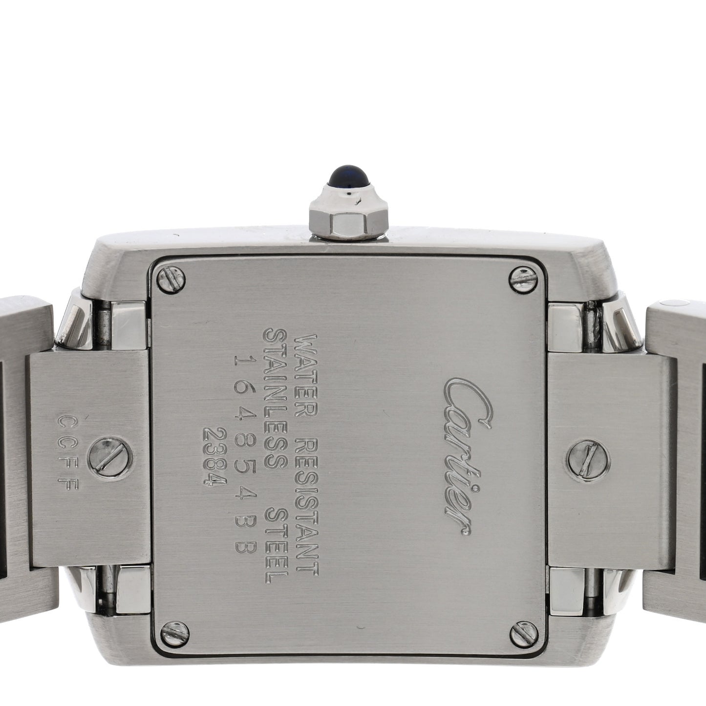 Stainless Steel 20mm Tank Francaise Quartz Watch