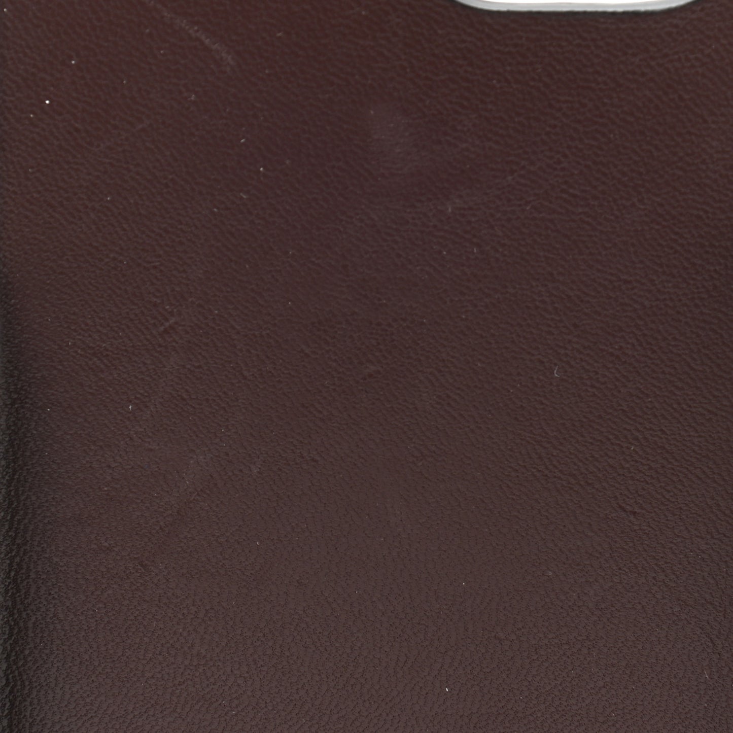 Lambskin Quilted Pearl Crush iPhone XII Pro Holder With Chain Black