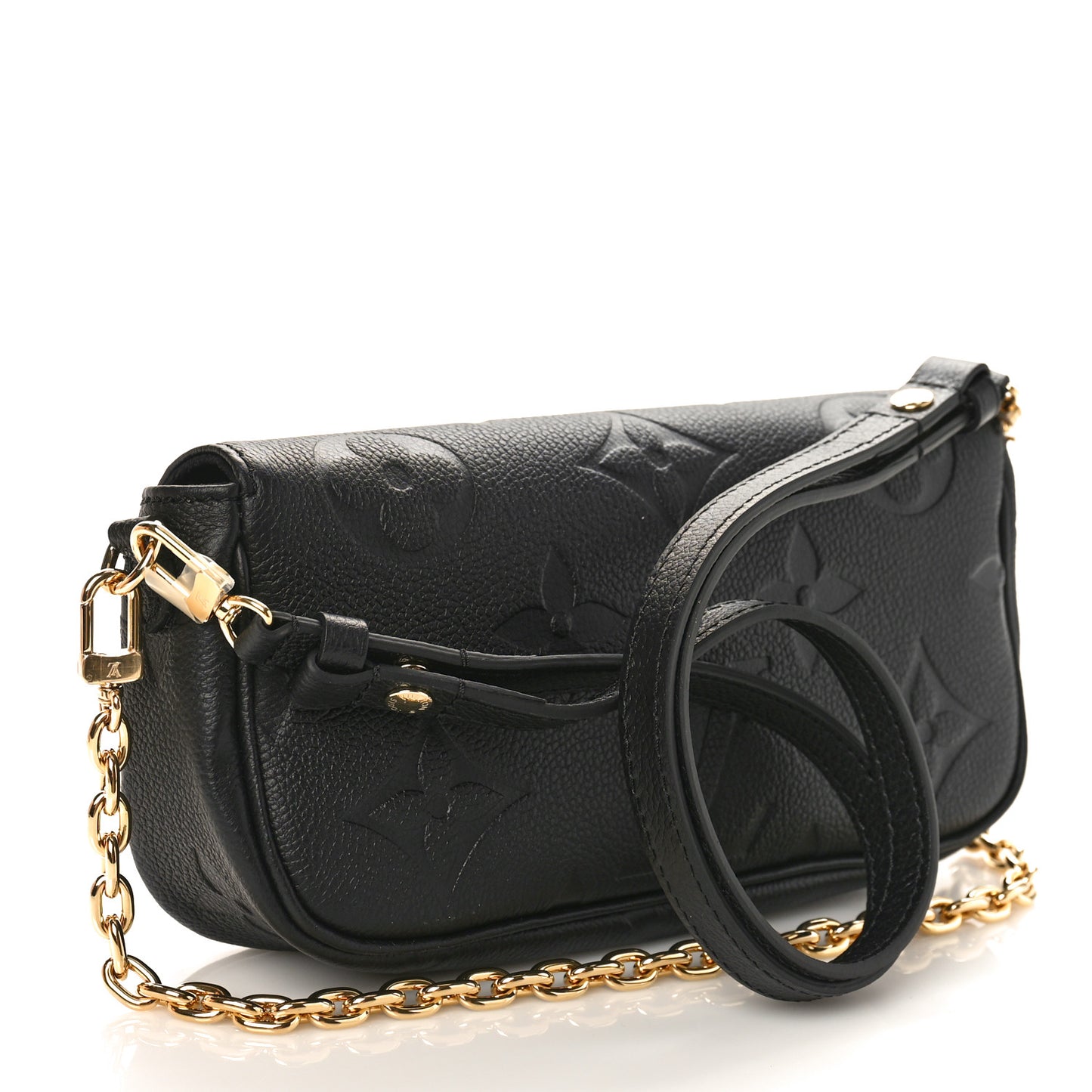 Empreinte Monogram Giant Ivy Wallet On Chain Black