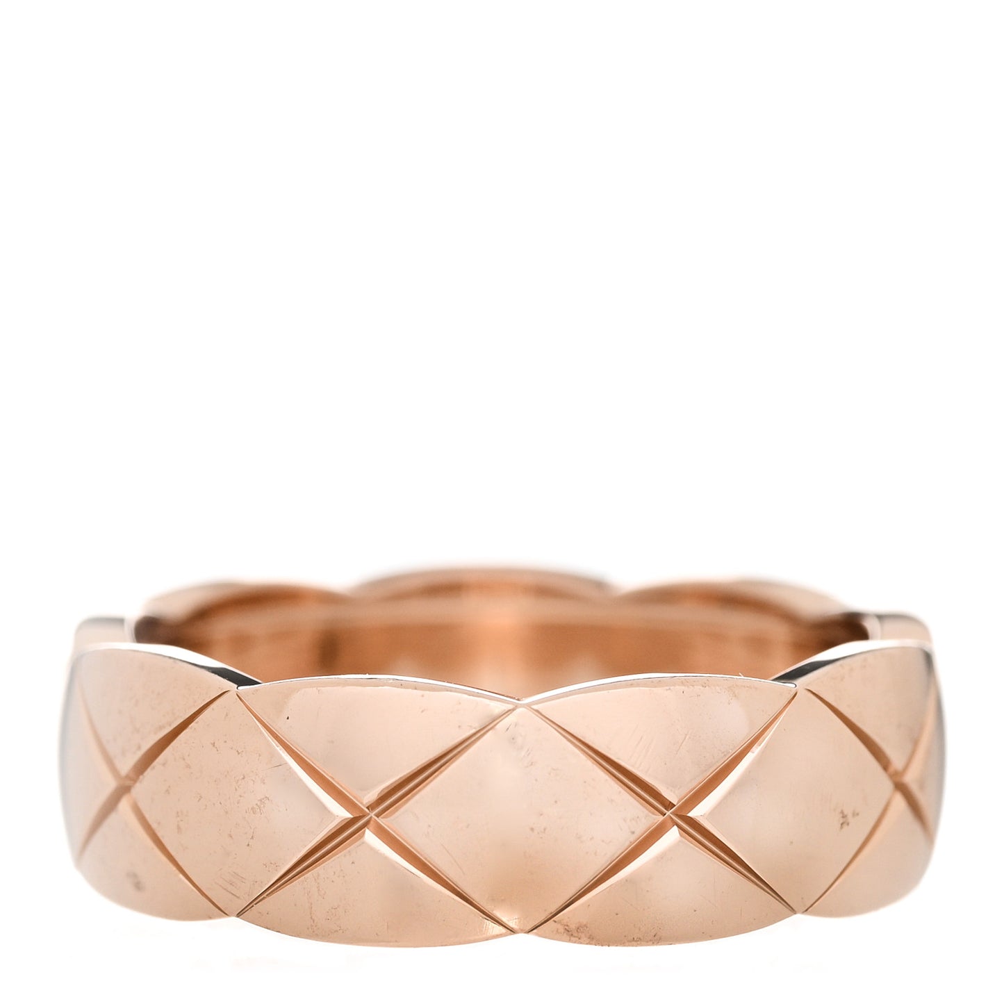 18K Beige Gold Small Coco Crush Ring 58 8.5