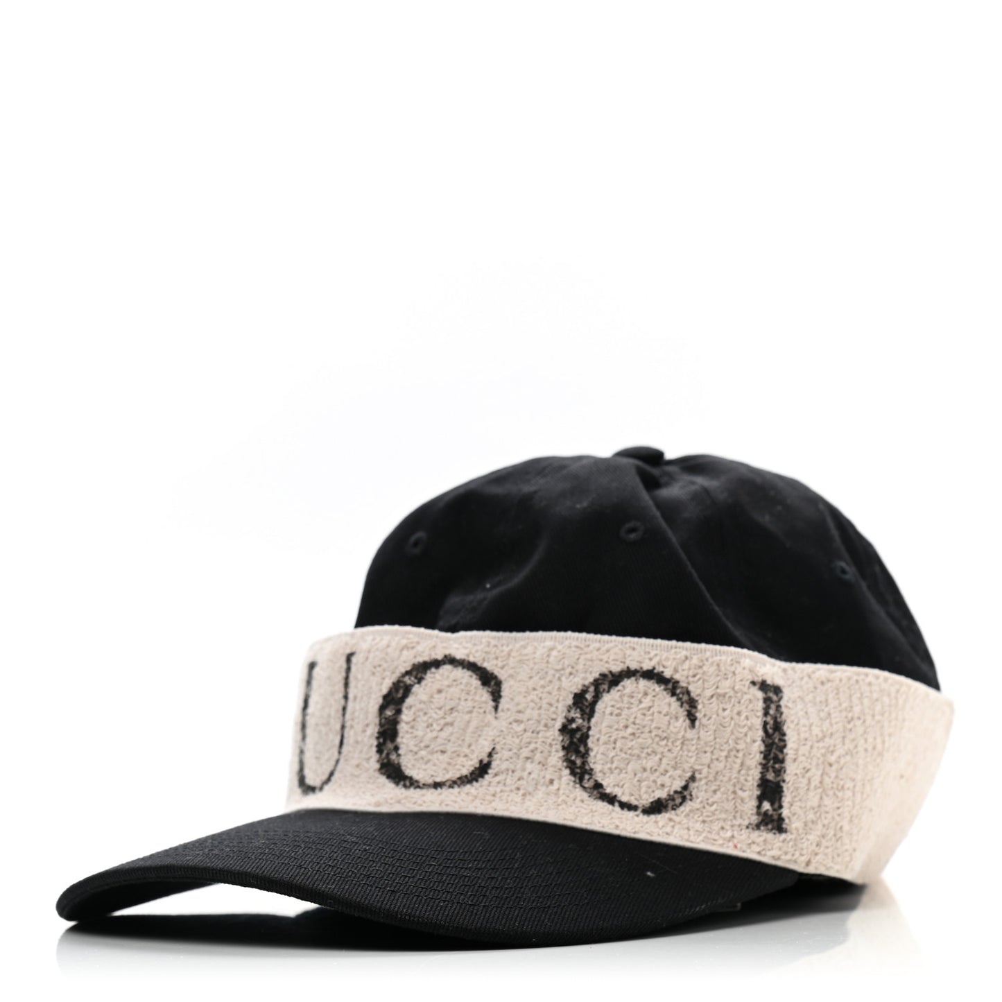 Gabardine Gucci Headband Baseball Hat M Black