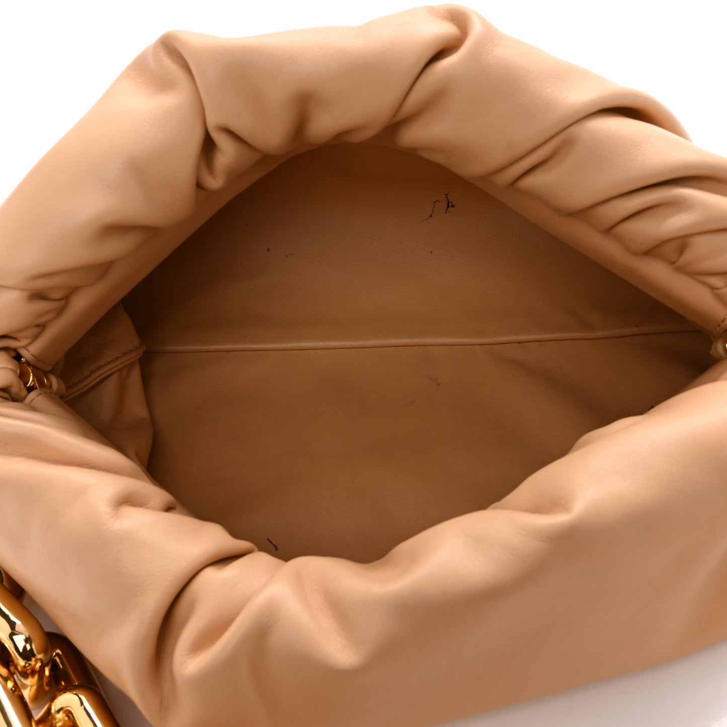 Calfskin The Pouch Chain Almond