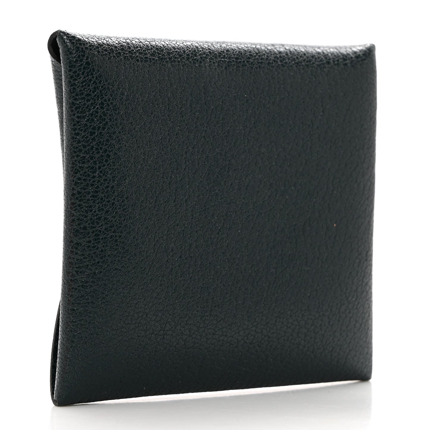 Chevre Mysore Bastia Coin Purse Vert Cypress