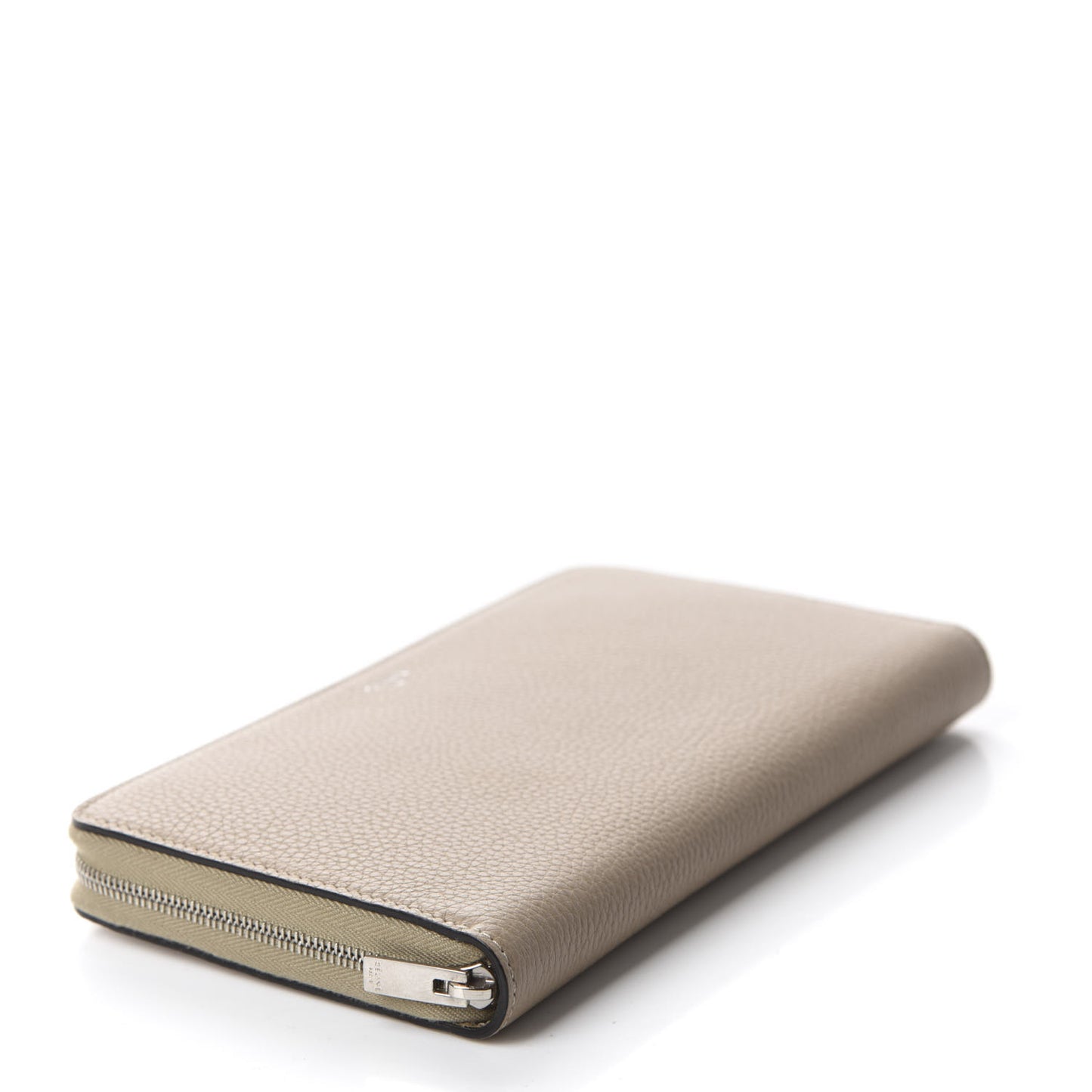 Grained Calfskin Large Zip Around Multifunction Wallet Dune