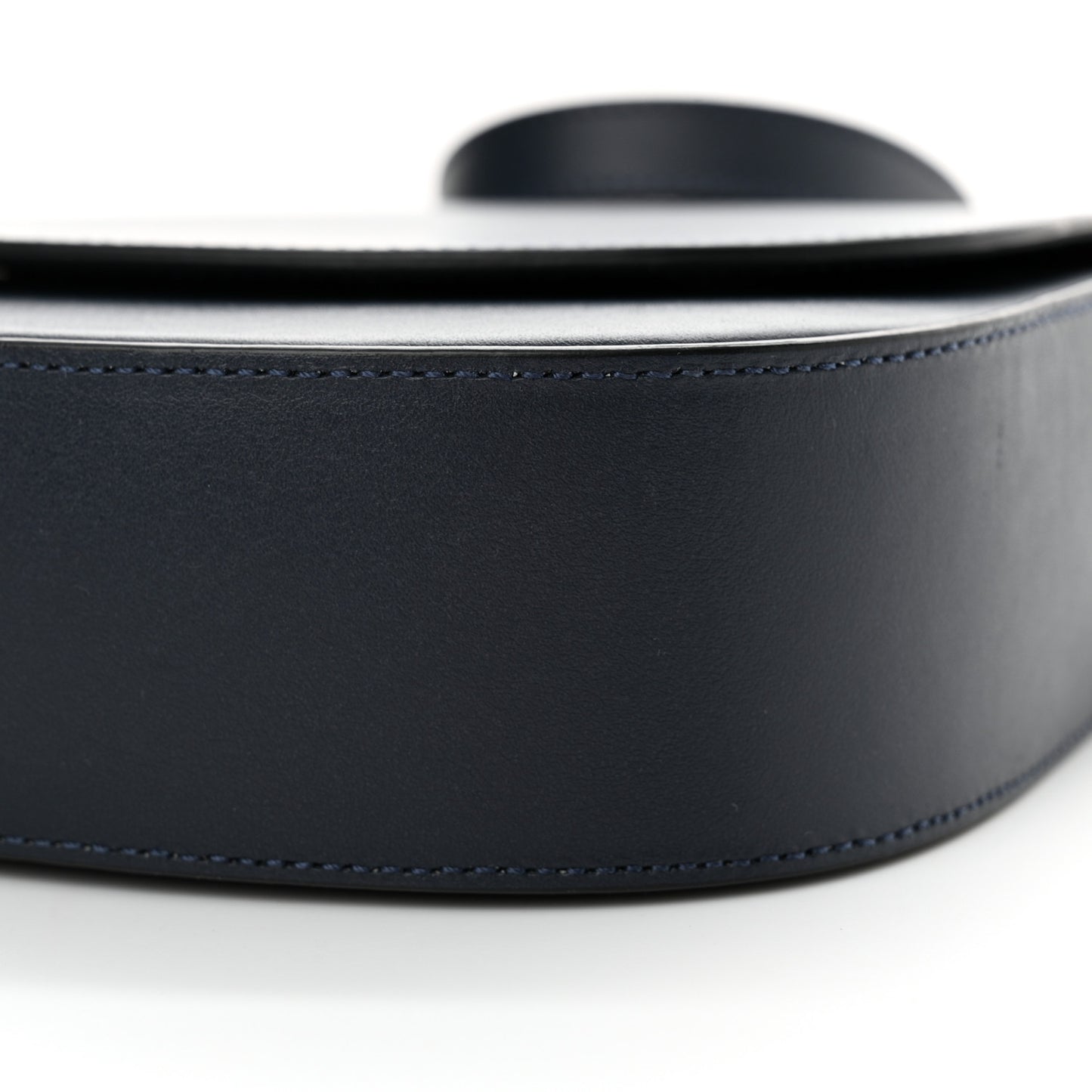 Calfskin Flap Crossbody Bag Blue