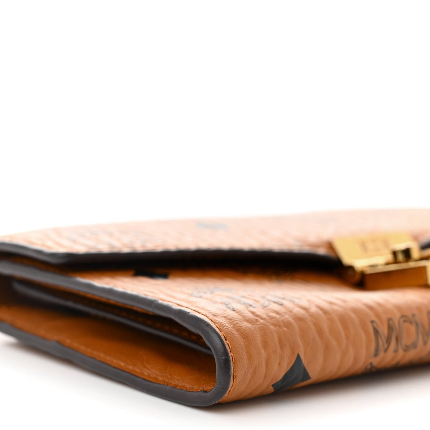 Visetos Large Patricia Wallet On Chain Cognac