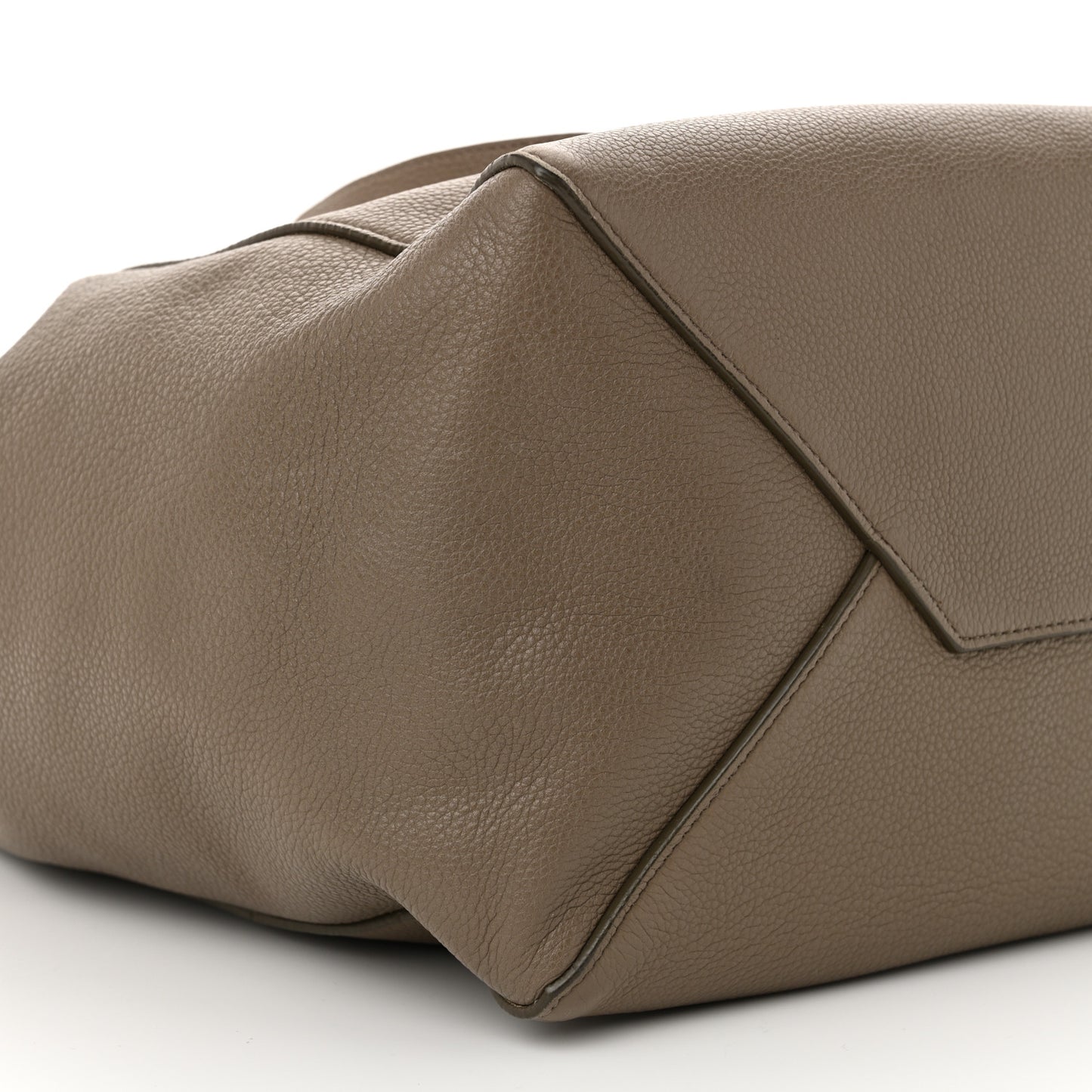 Soft Grained Calfskin Small Belt Cabas Phantom Taupe