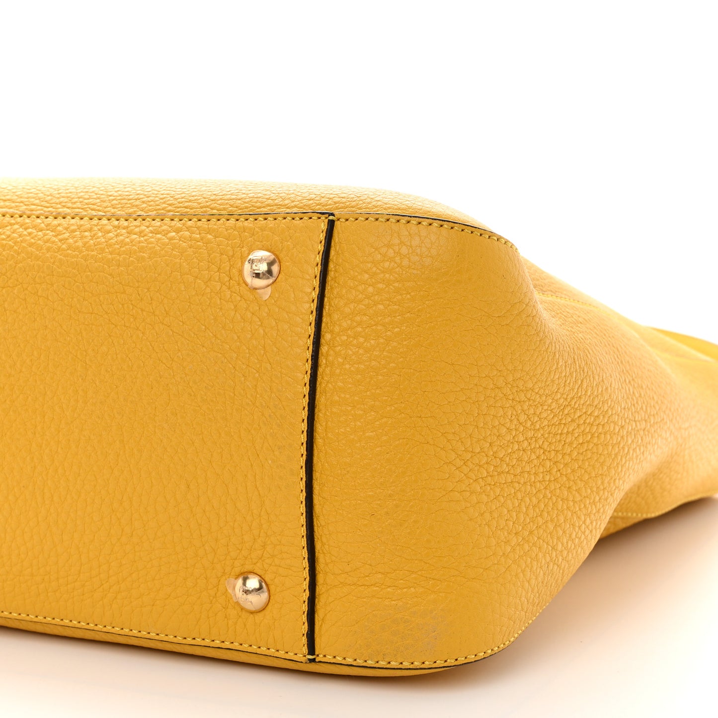 Cuoio Romano Selleria Medium FF Tote Sunflower