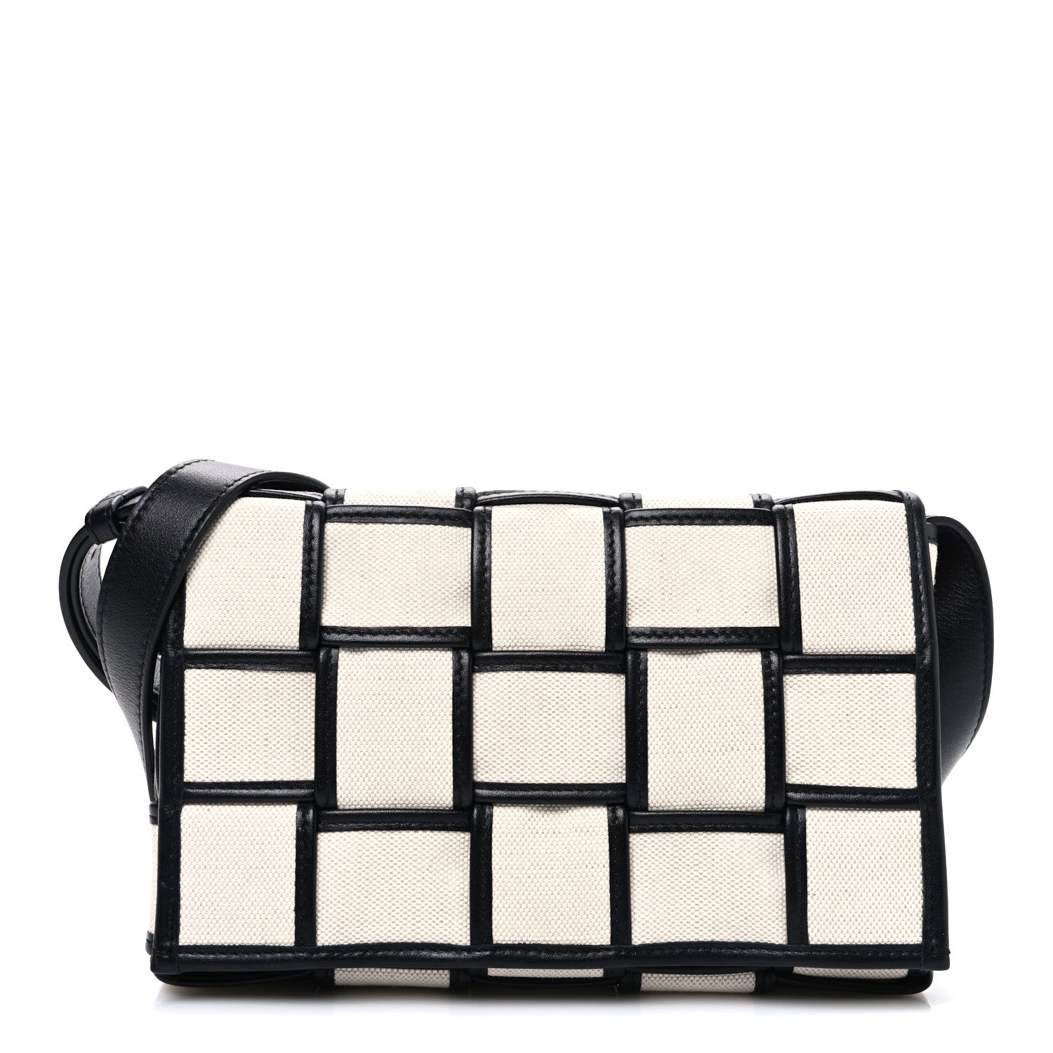 Bottega Veneta Canvas Intrecciato Padded Cassette Crossbody Bag