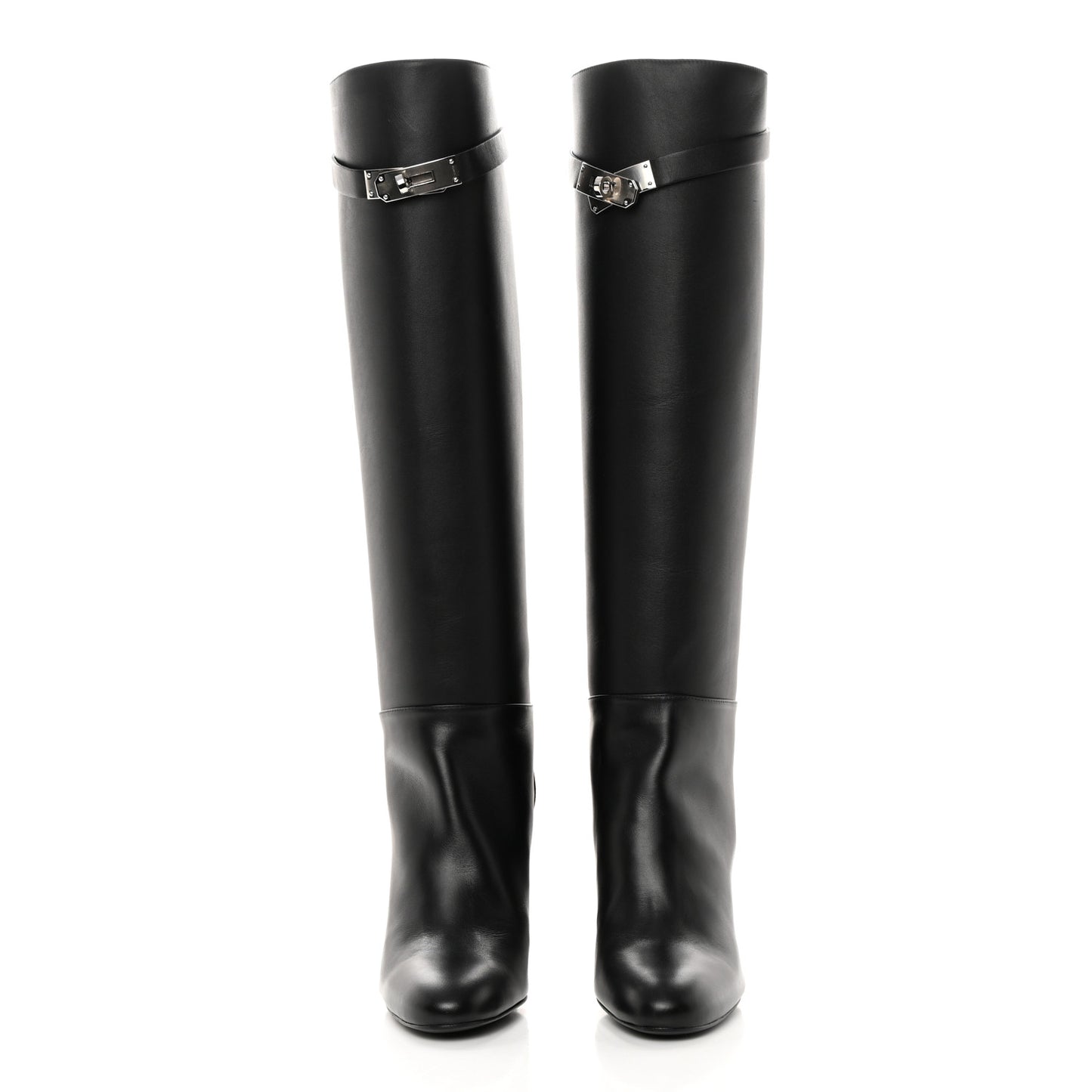Heritage Calfskin Story Boots 38.5 Black
