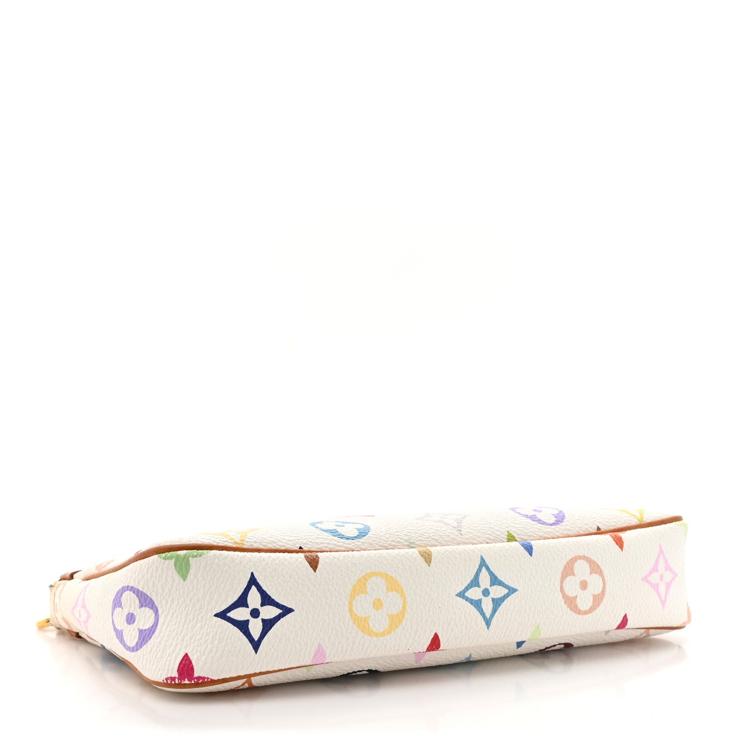 Monogram Multicolor Pochette Accessories White