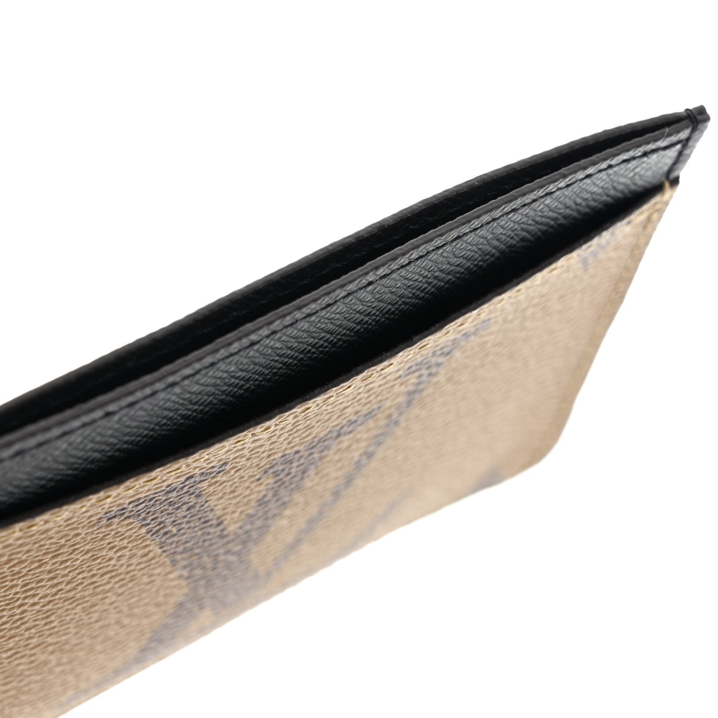 Reverse Monogram Side Up Card Holder