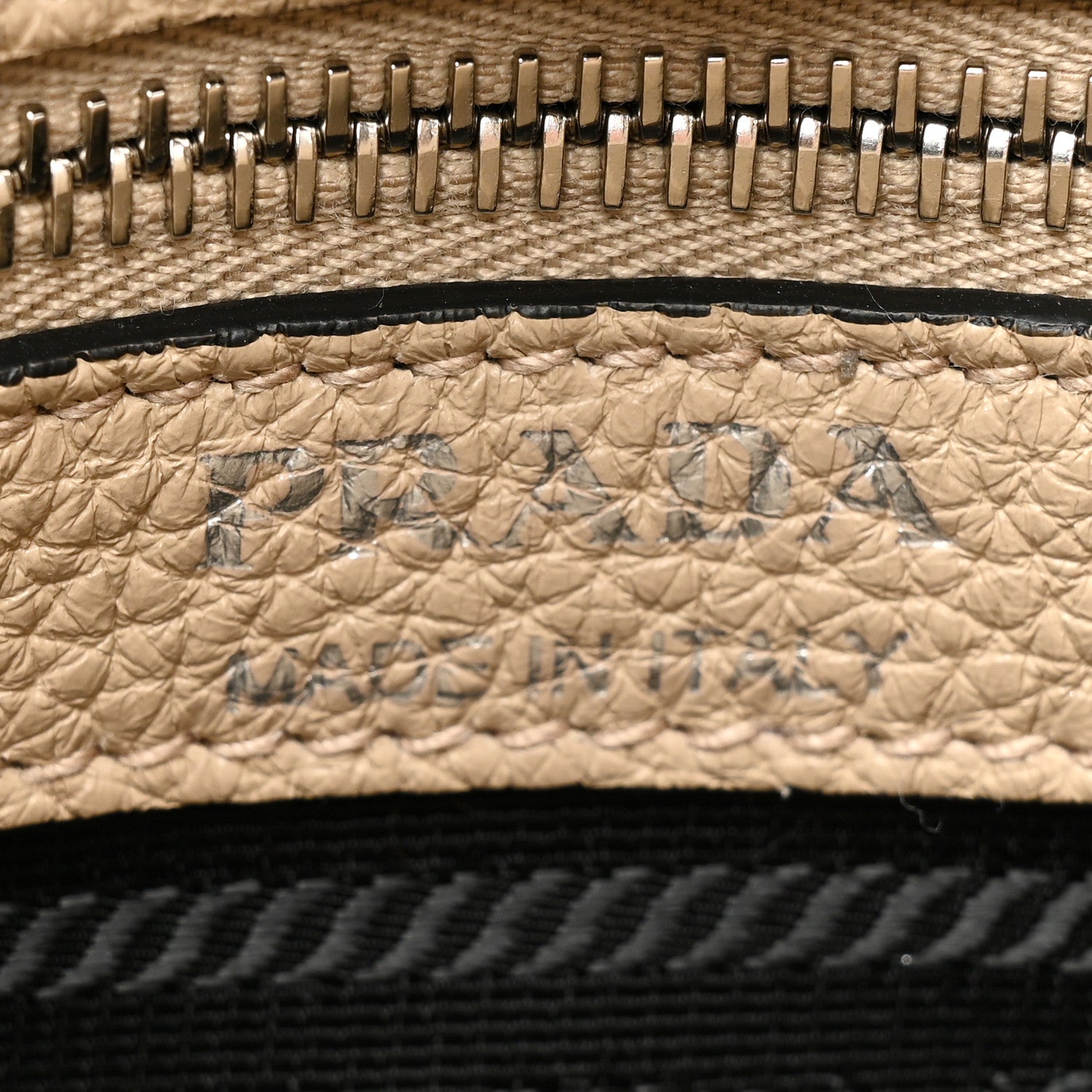 Prada Vitello Daino Soft Hobo Messenger Bag Sabbia 6 of 9