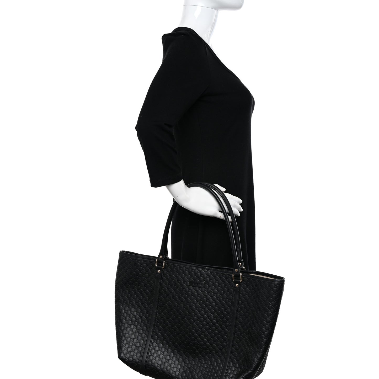 Microguccissima Medium Joy Tote Black