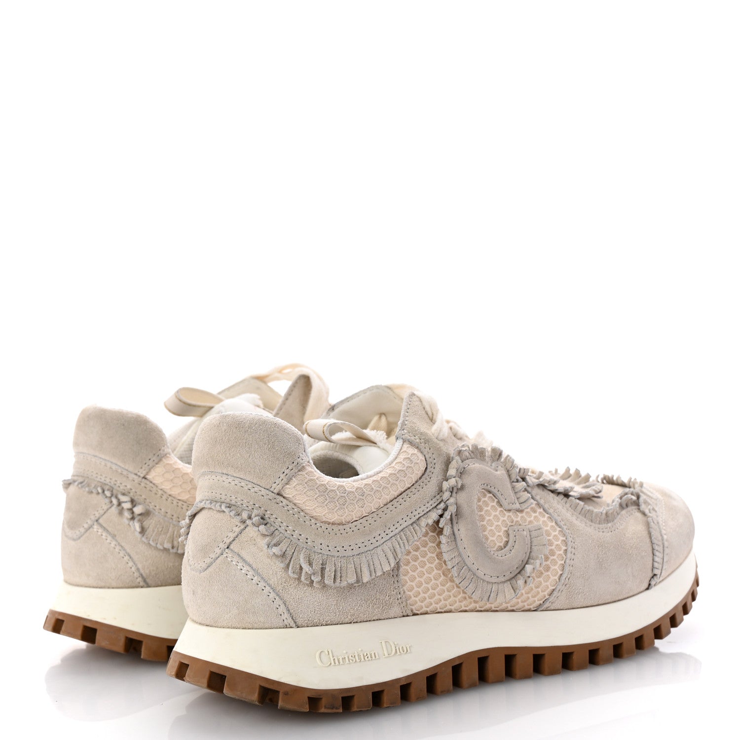 Christian Dior Suede C'est Dior Sneakers 40 Ecru 5 of 9