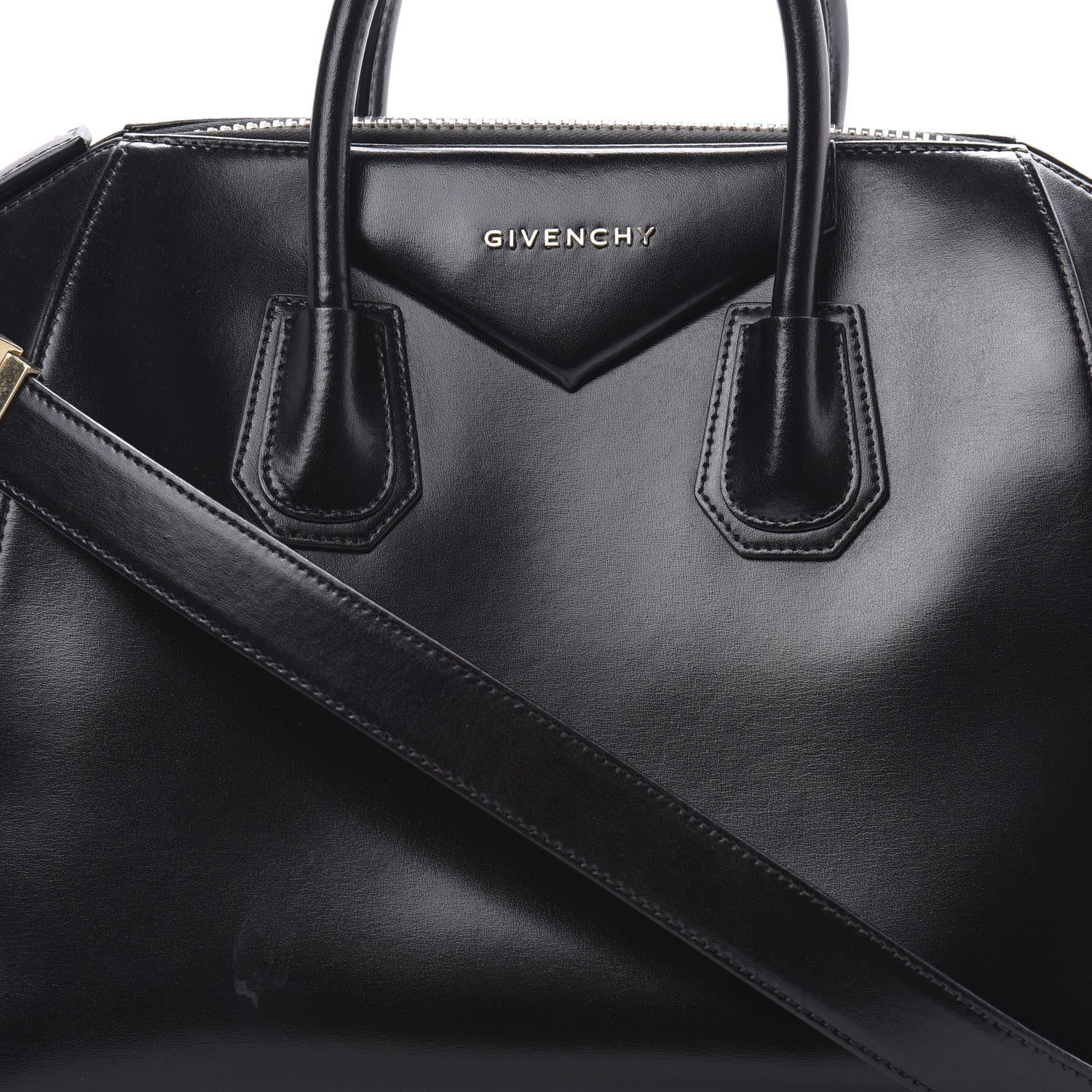 Givenchy Shiny Lord Calfskin Medium Antigona Black 8 of 13