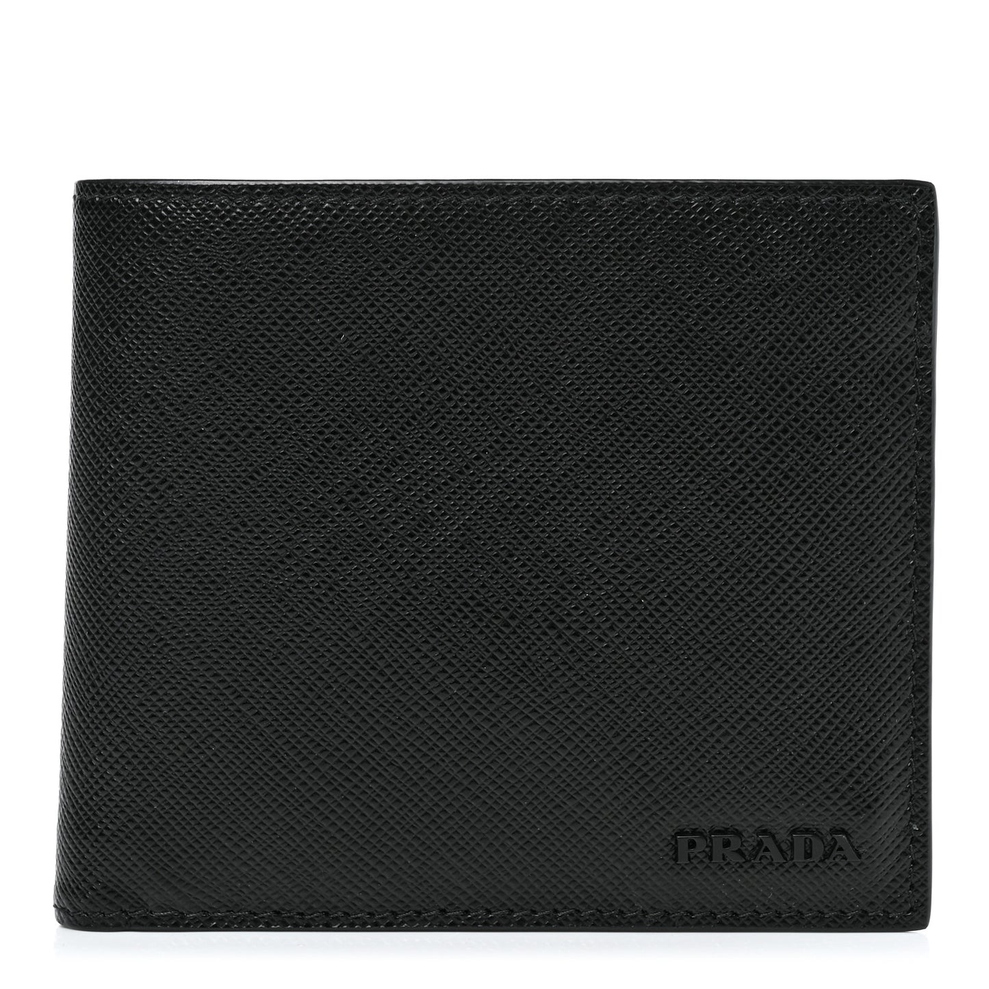 Saffiano Bi-Fold Wallet Black