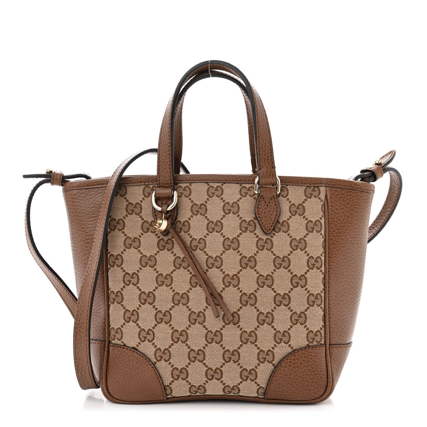 Monogram Small Bree Tote Beige Tabacco