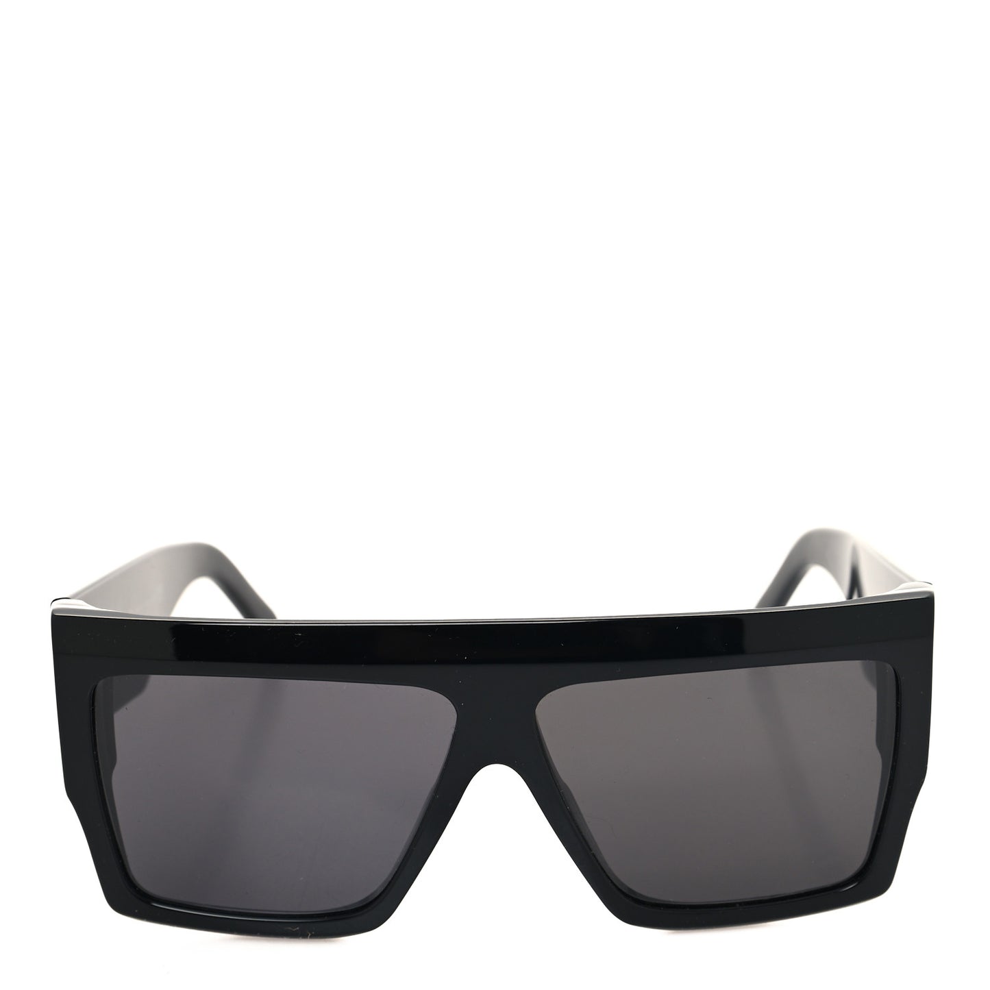 Acetate Flat Top Rectangular Sunglasses CL400921 Black