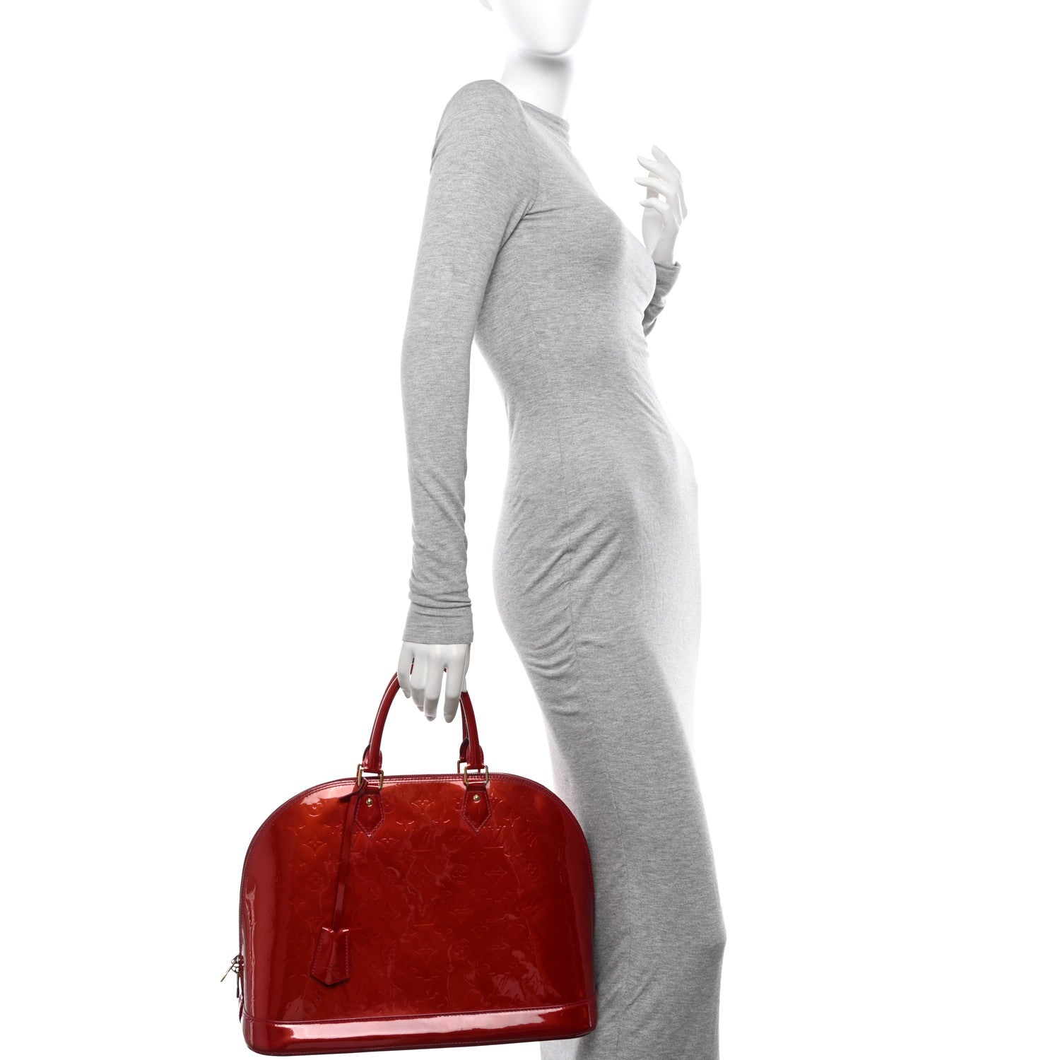 Louis Vuitton Vernis Alma GM Rose Indien 2 of 18