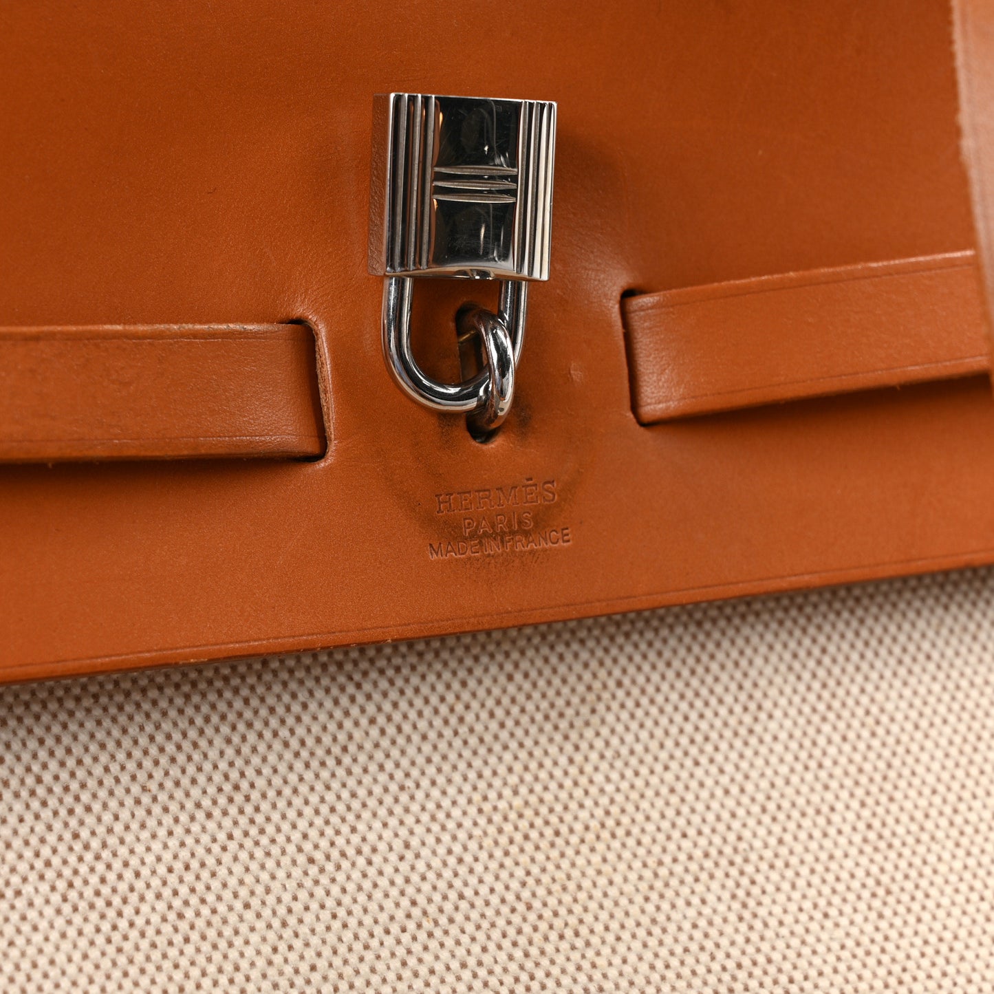 Toile Vache Calfskin Herbag 39 MM Natural