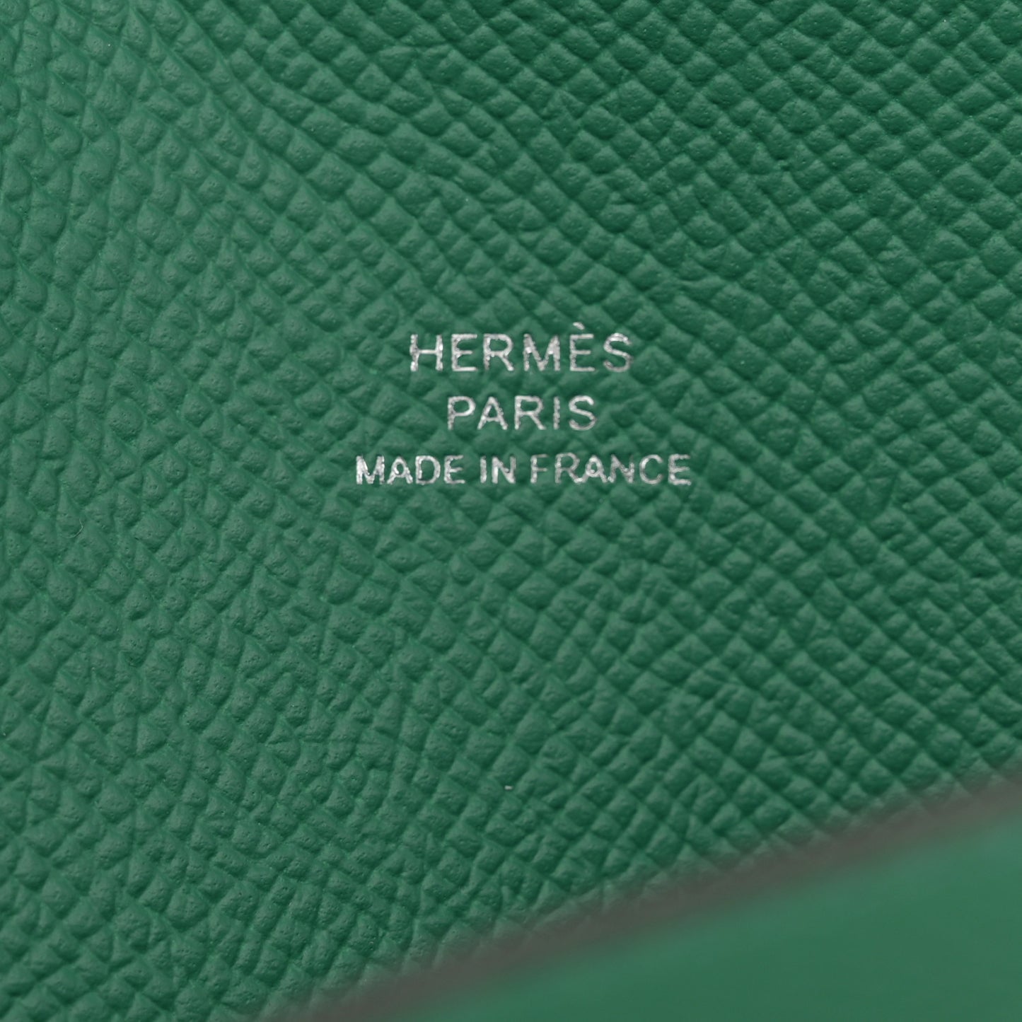 Epsom Hermesnap Wallet Vert Vertigo