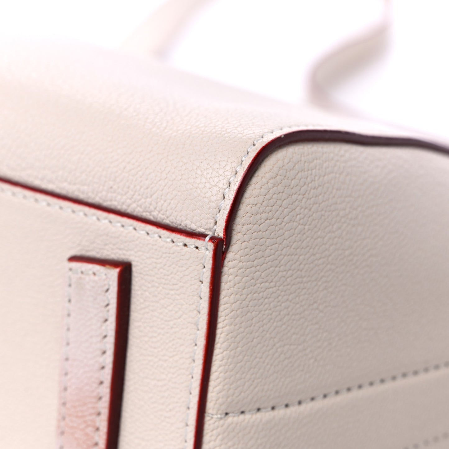 Sugar Goatskin Mini Antigona White