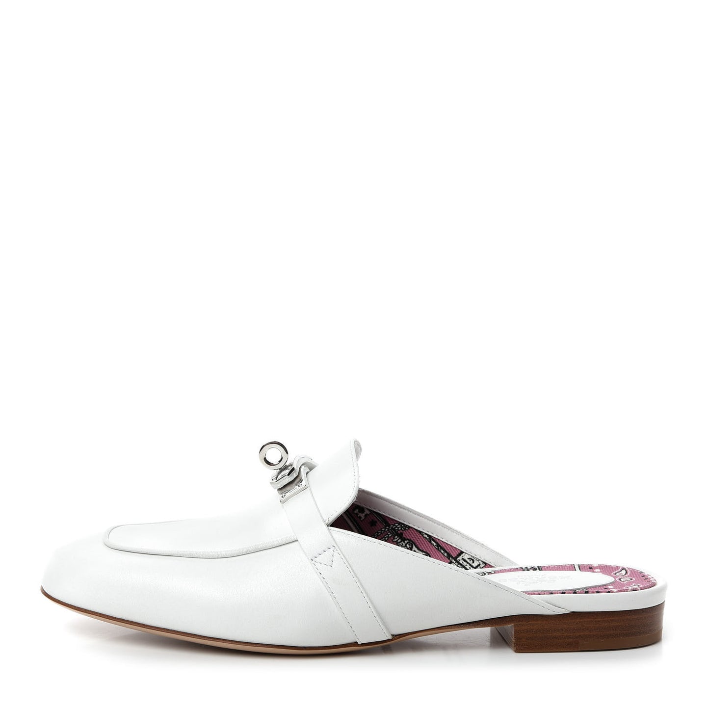 Calfskin Oz Mules 36.5 White
