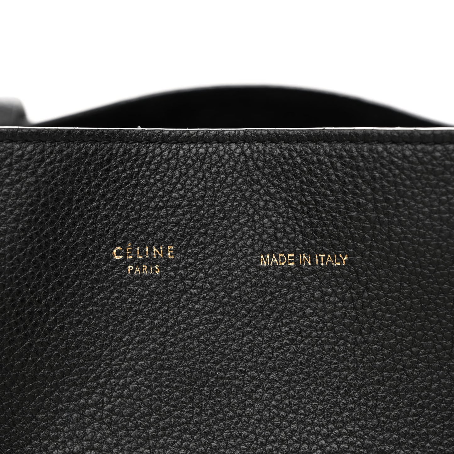 Soft Grained Calfskin Medium Belt Cabas Phantom Black