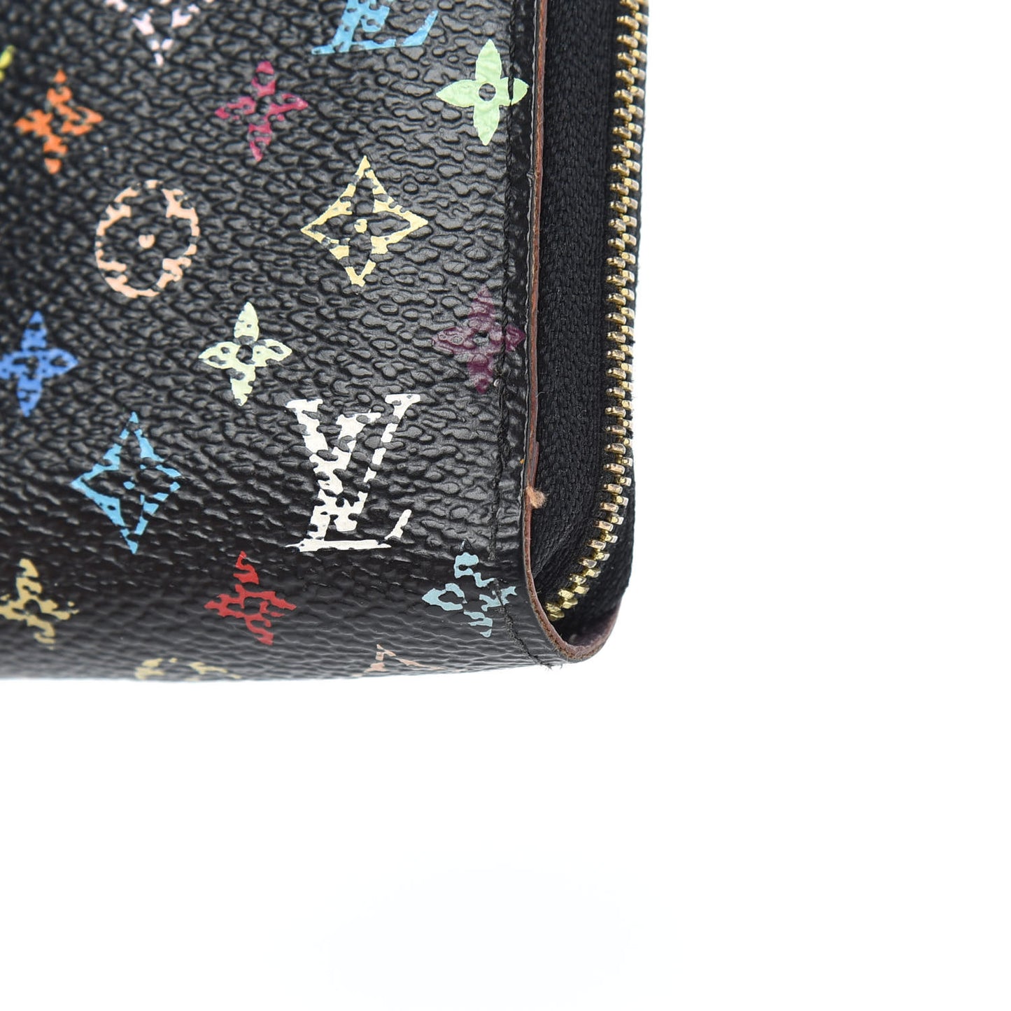 Monogram Multicolor Zippy Coin Purse Black Violet