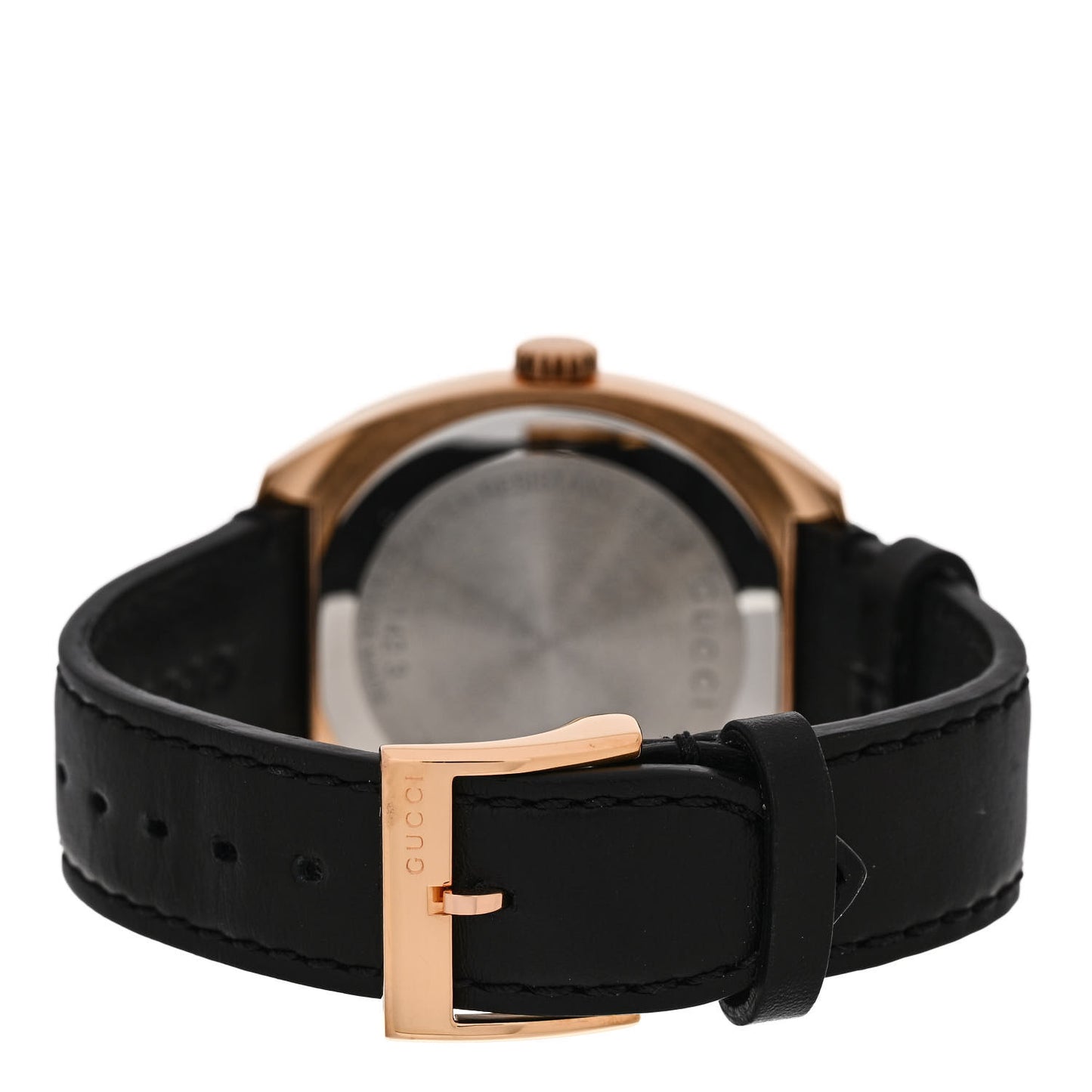 Stainless Steel Calfskin 40mm GG2570 Quartz Watch Black