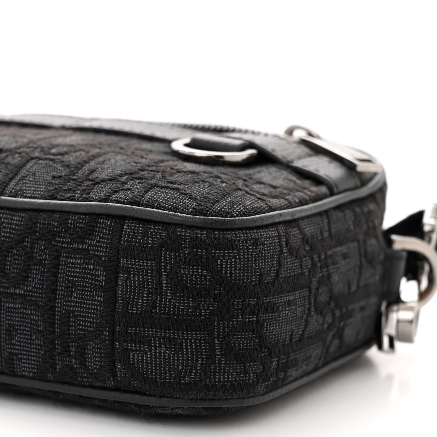 HOMME Oblique Safari Messenger Black